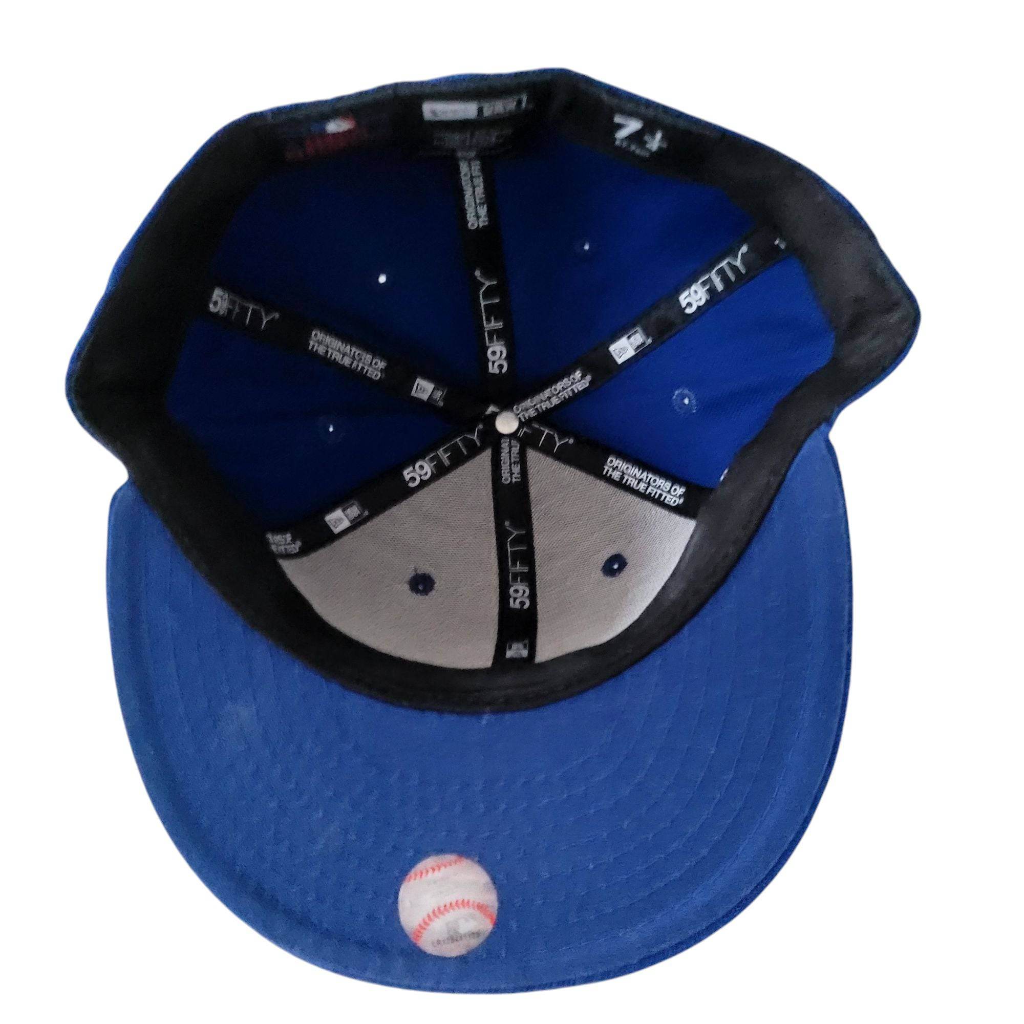 New York Yankees Royal Blue 59FIFTY Fitted Hat - Size 7 1/4 - USASTARFASHION