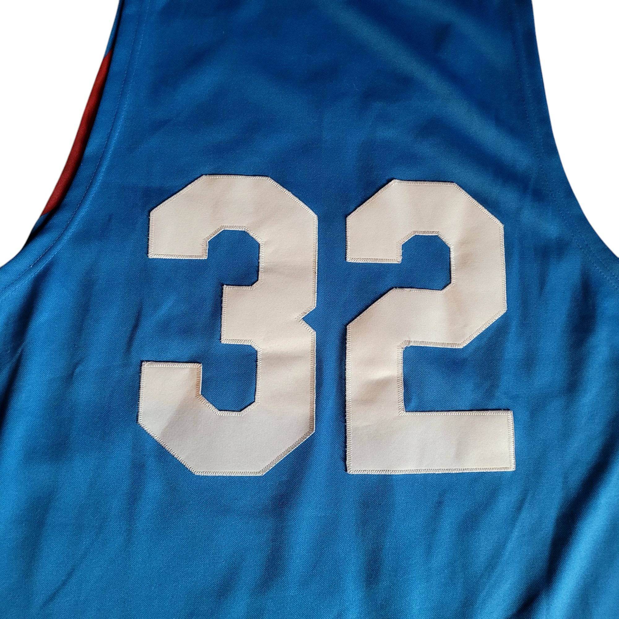 Authentic New York Jersey Throwbacks Blacktop Edition 32 Size L - USASTARFASHION