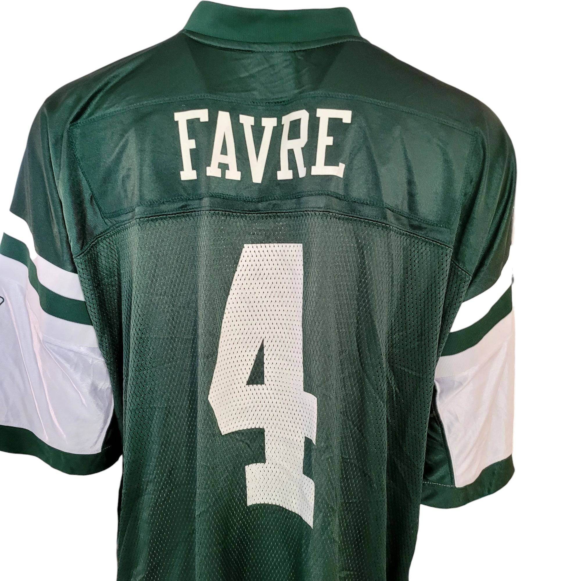Vintage Reebok NFL New York Jets Brett Favre 4 Jersey - 3XL - USASTARFASHION