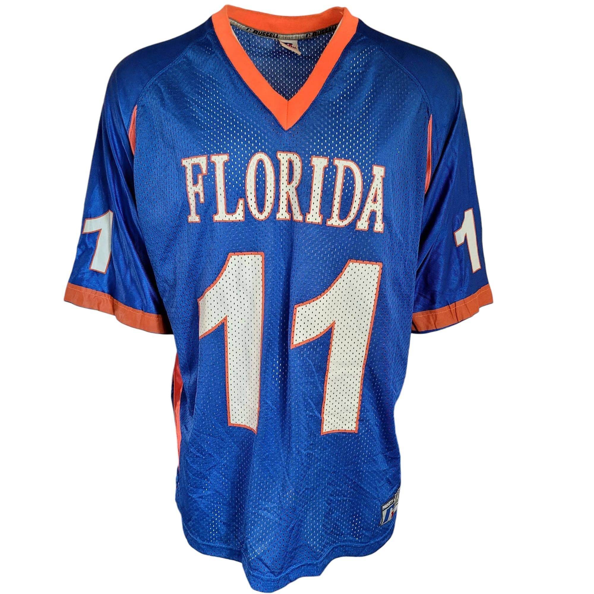 Vintage Russell Florida Gators 11 Football Jersey - XXL - USASTARFASHION