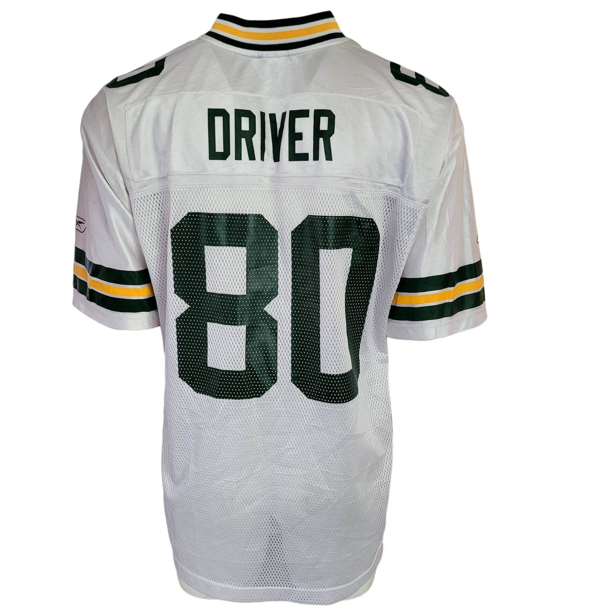 Vintage Reebok Green Bay Packers Donald Driver 80 Jersey - L - USASTARFASHION