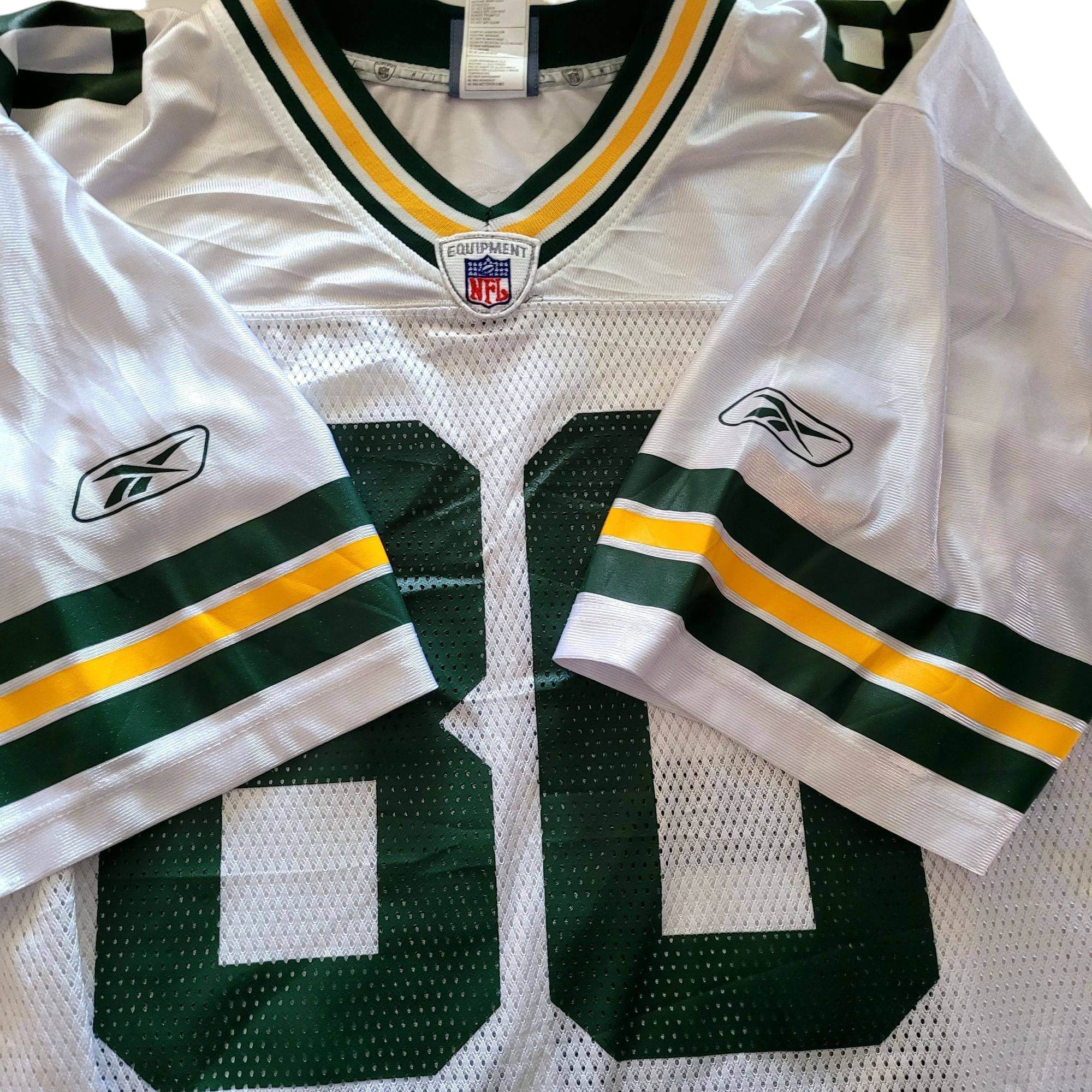 Vintage Reebok Green Bay Packers Donald Driver 80 Jersey - L - USASTARFASHION