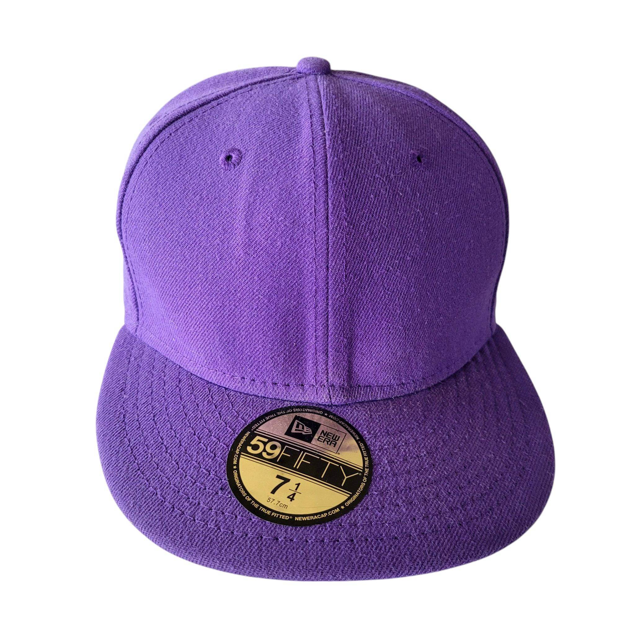 Vintage New Era 59FIFTY Purple Fitted Cap – Size 7 1/4 - USASTARFASHION