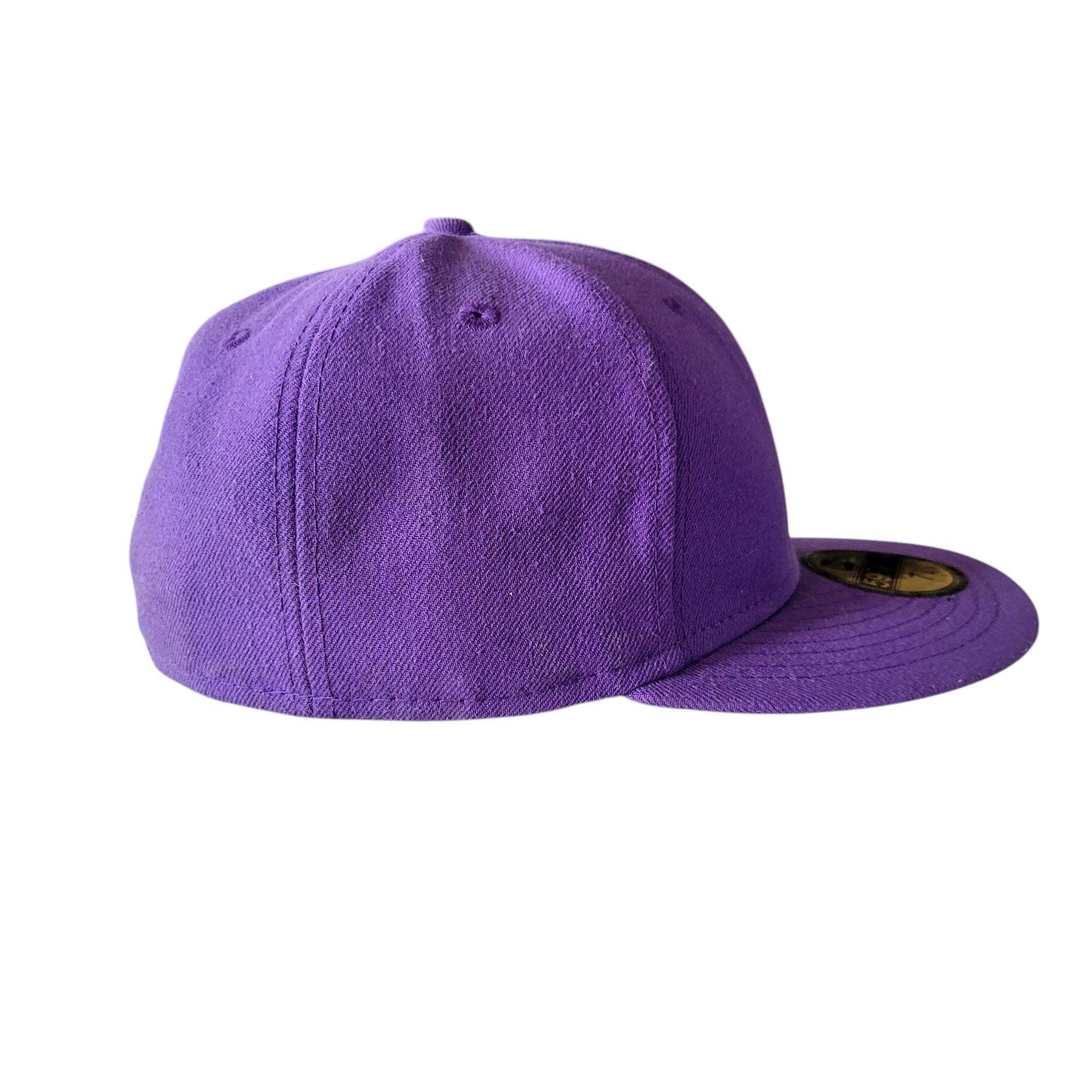 Vintage New Era 59FIFTY Purple Fitted Cap – Size 7 1/4 - USASTARFASHION