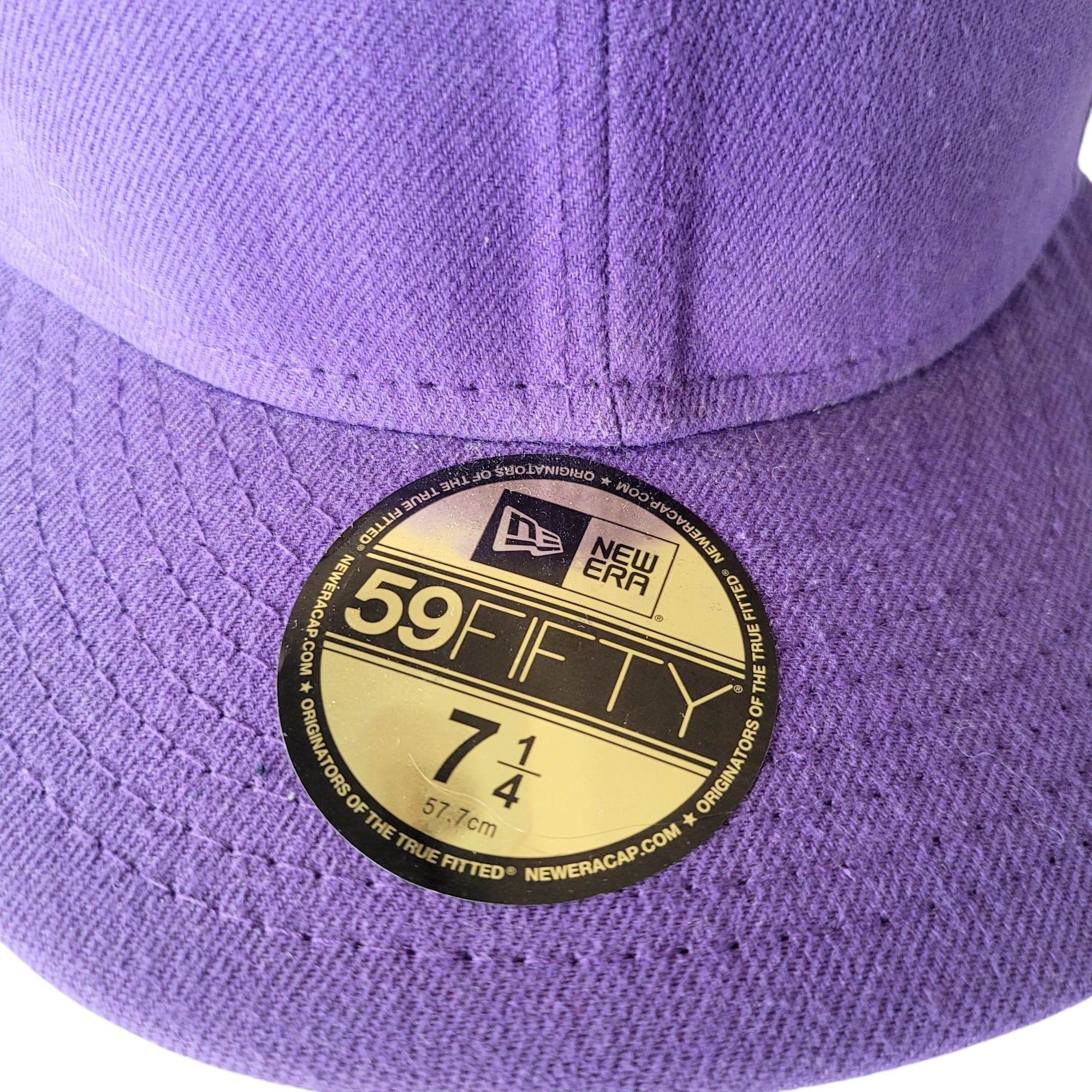 Vintage New Era 59FIFTY Purple Fitted Cap – Size 7 1/4 - USASTARFASHION