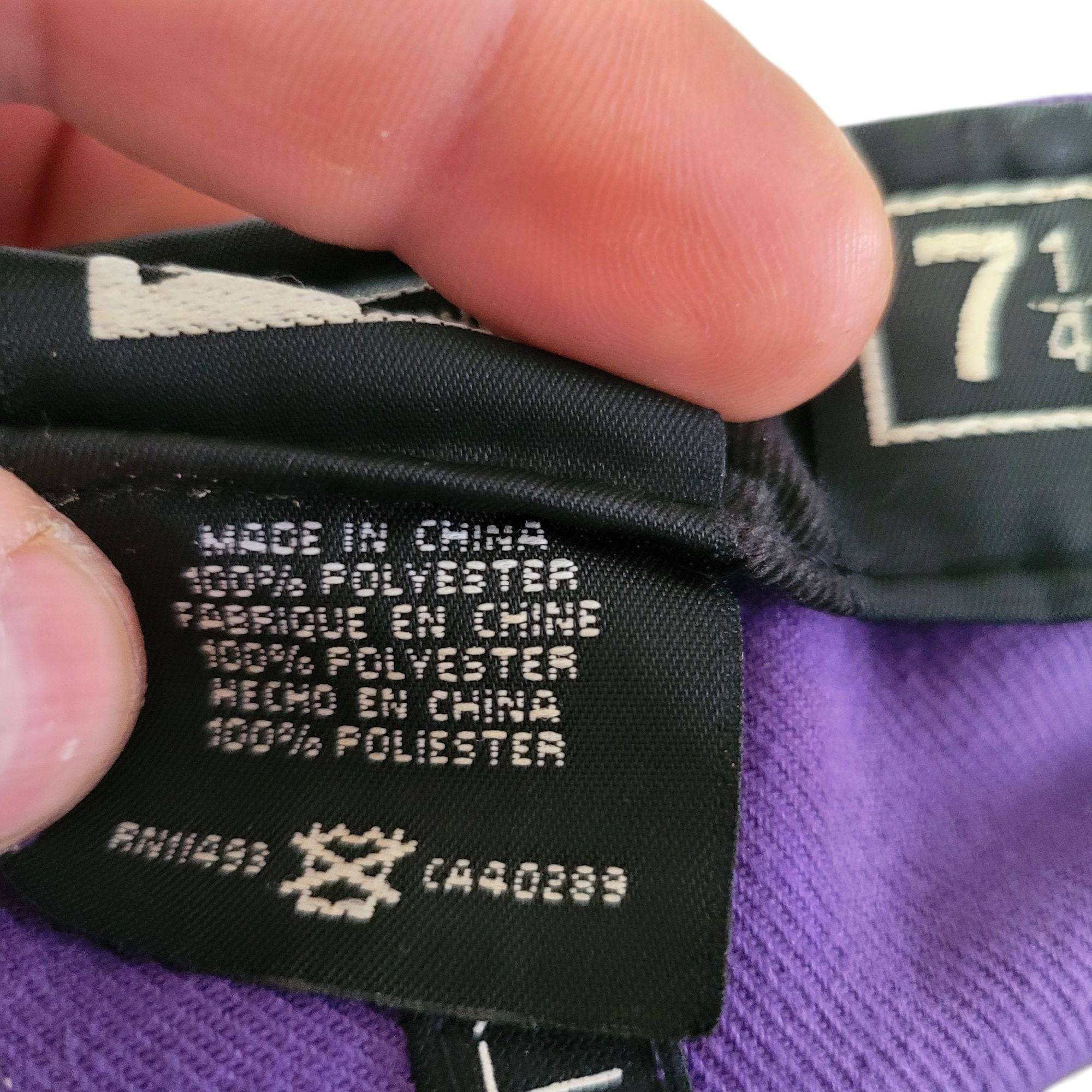 Vintage New Era 59FIFTY Purple Fitted Cap – Size 7 1/4 - USASTARFASHION