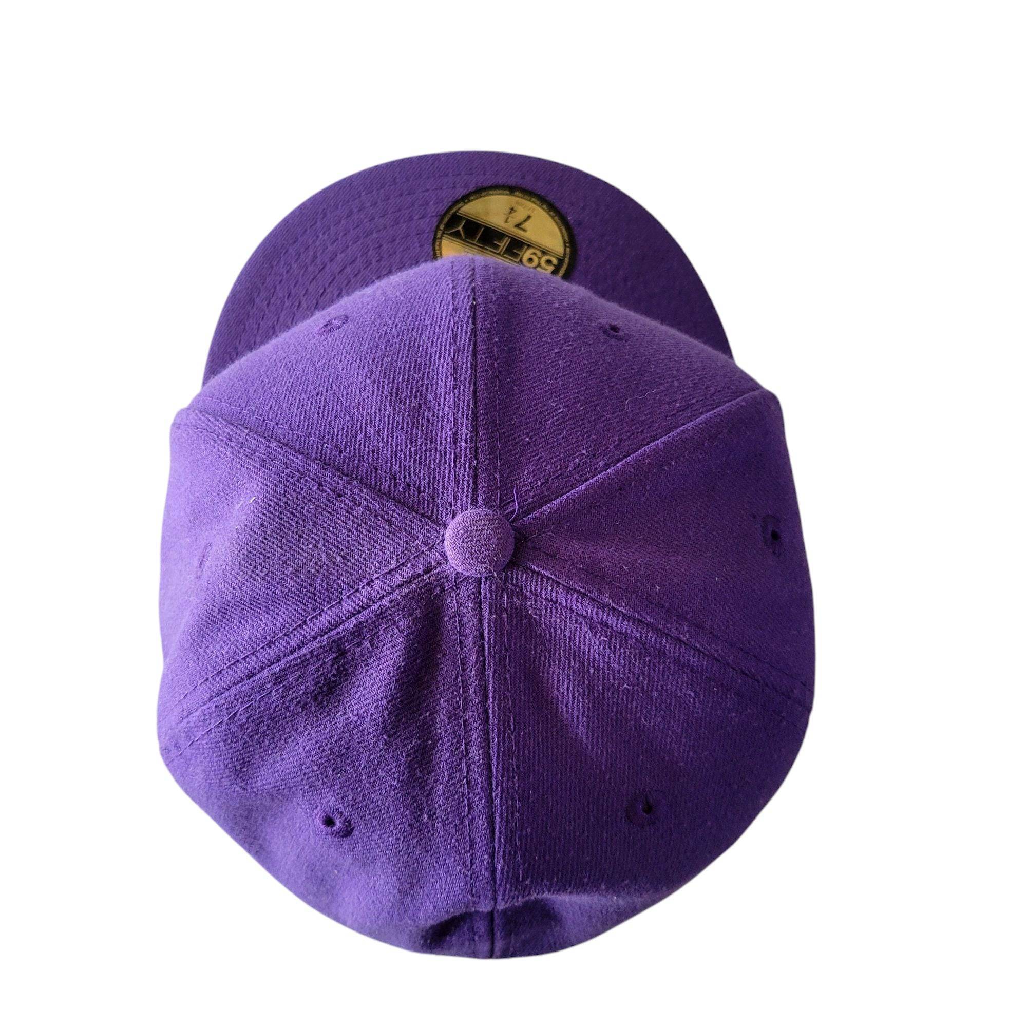 Vintage New Era 59FIFTY Purple Fitted Cap – Size 7 1/4 - USASTARFASHION