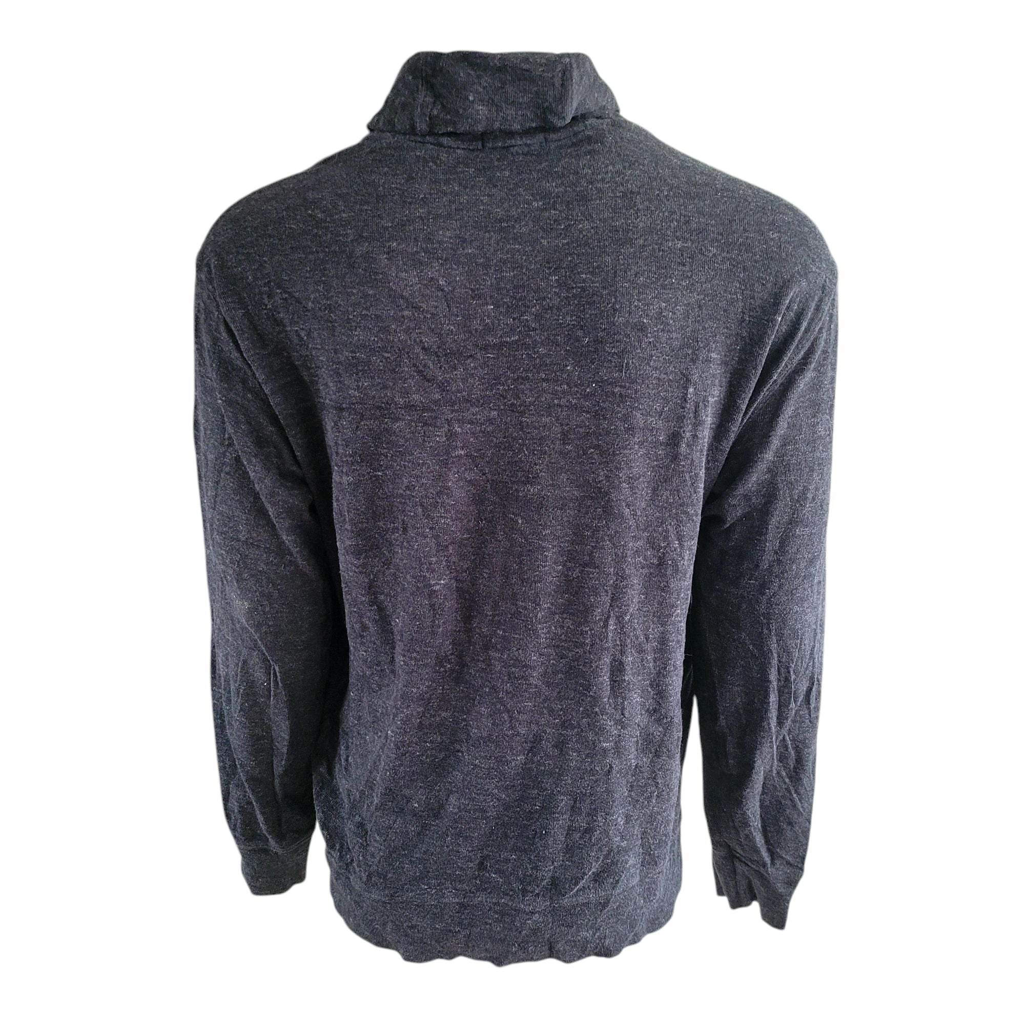 Vintage Polo Ralph Lauren Estate Rib Sweatshirt – Grey, Size S - USASTARFASHION