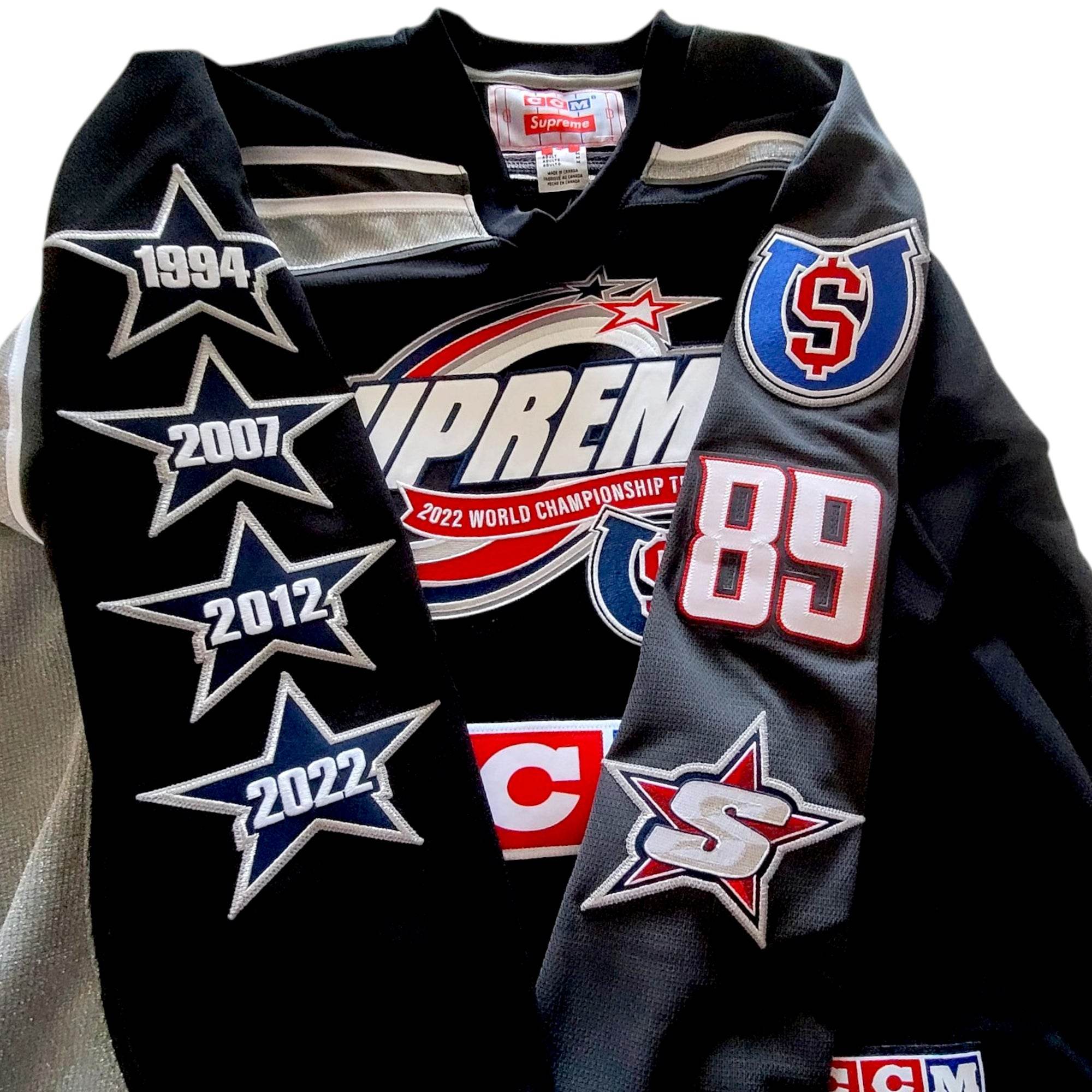 Supreme x CCM All Stars Hockey Jersey – Medium, Canada Made - USASTARFASHION