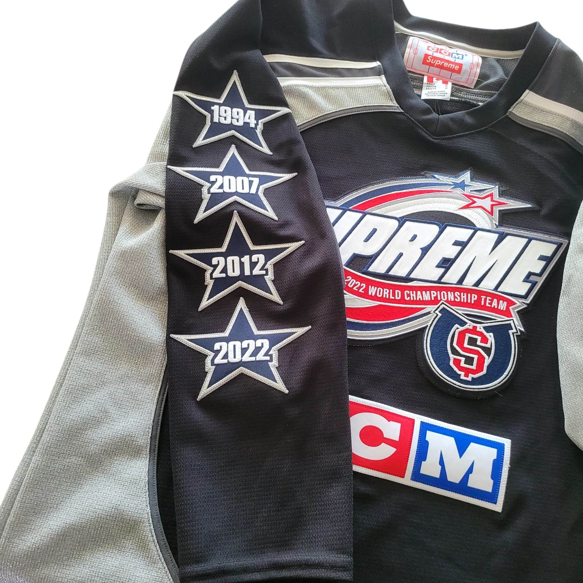 Supreme x CCM All Stars Hockey Jersey – Medium, Canada Made - USASTARFASHION