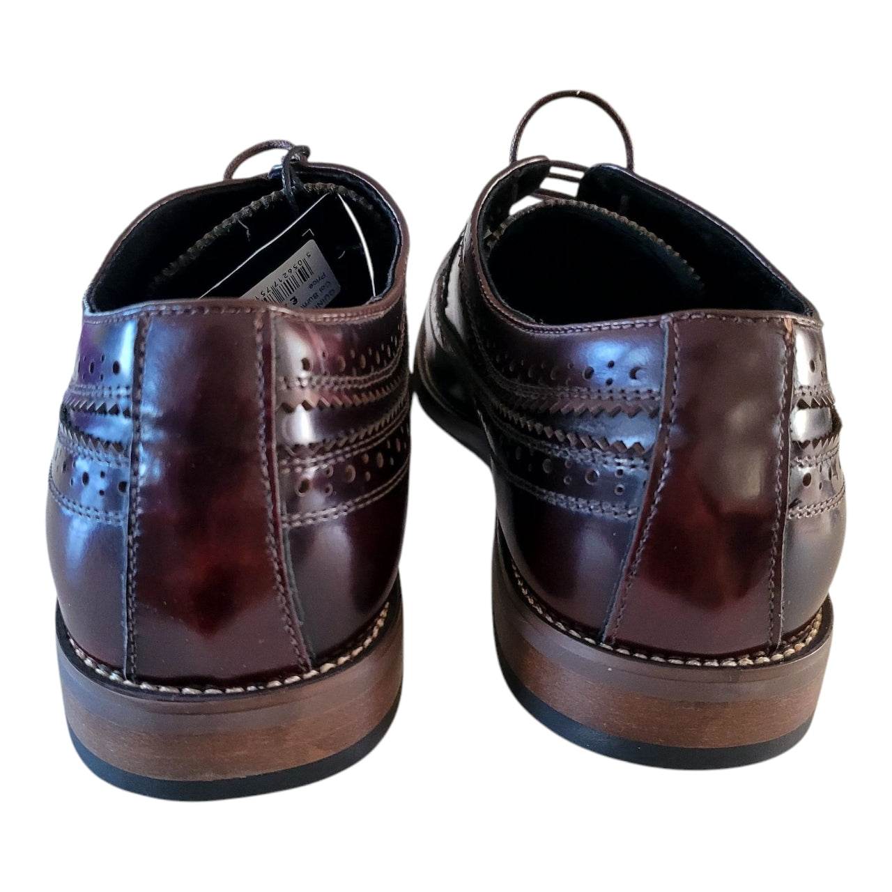 Gianni Feraud Burnt Red Brogue Oxford Shoes – UK 11 - USASTARFASHION