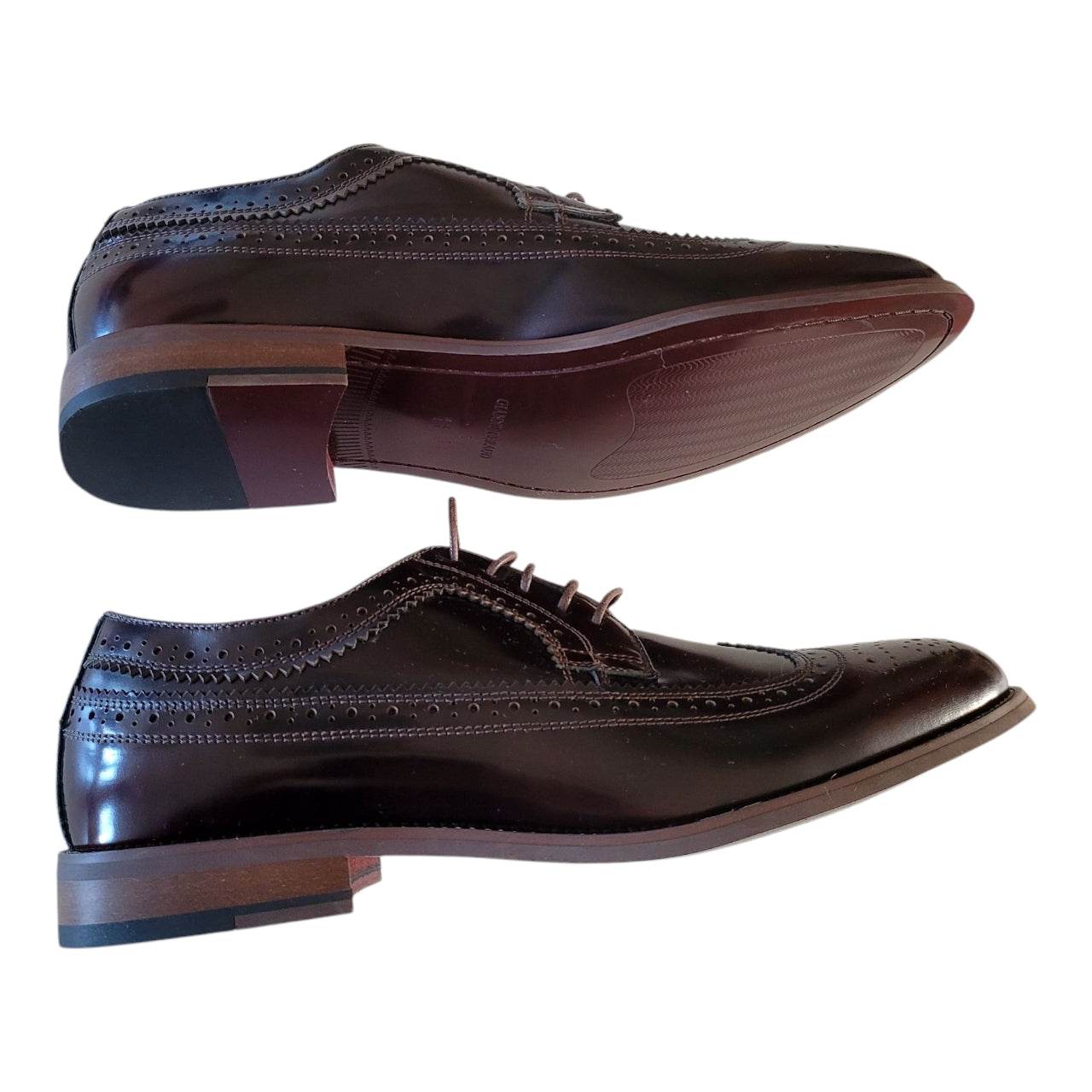 Gianni Feraud Burnt Red Brogue Oxford Shoes – UK 11 - USASTARFASHION