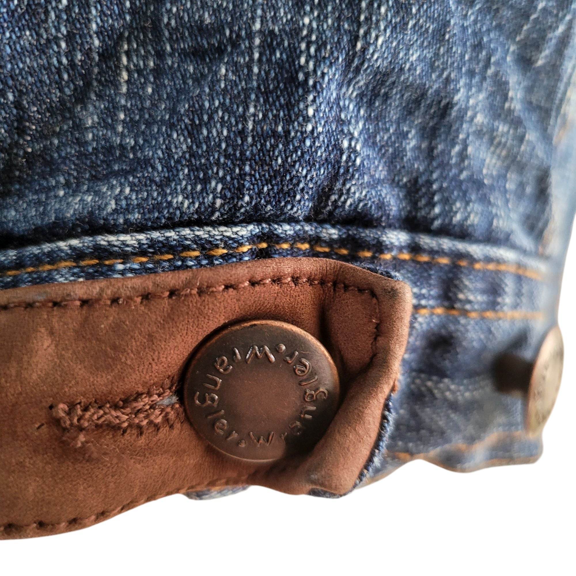 Vintage Wrangler Sherpa Lined Denim Vest – Size L - USASTARFASHION