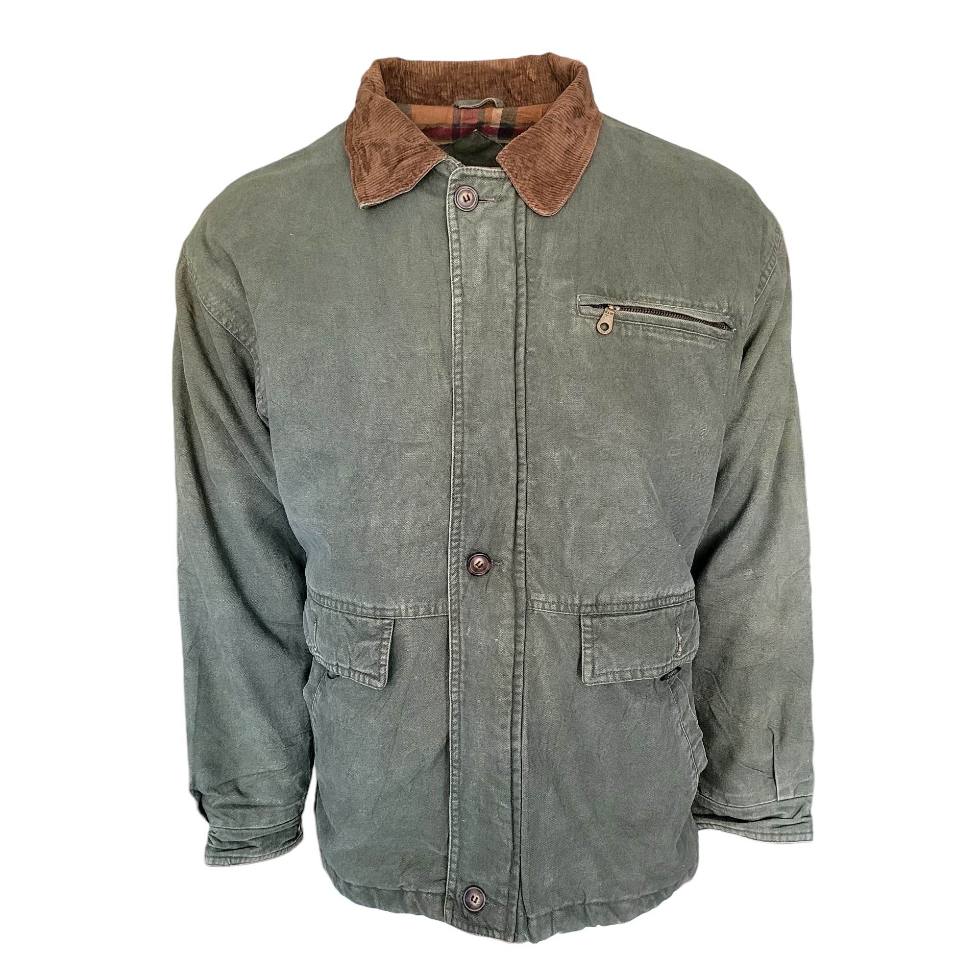 Vintage Wrangler Hero Green Field Jacket – Size M - USASTARFASHION