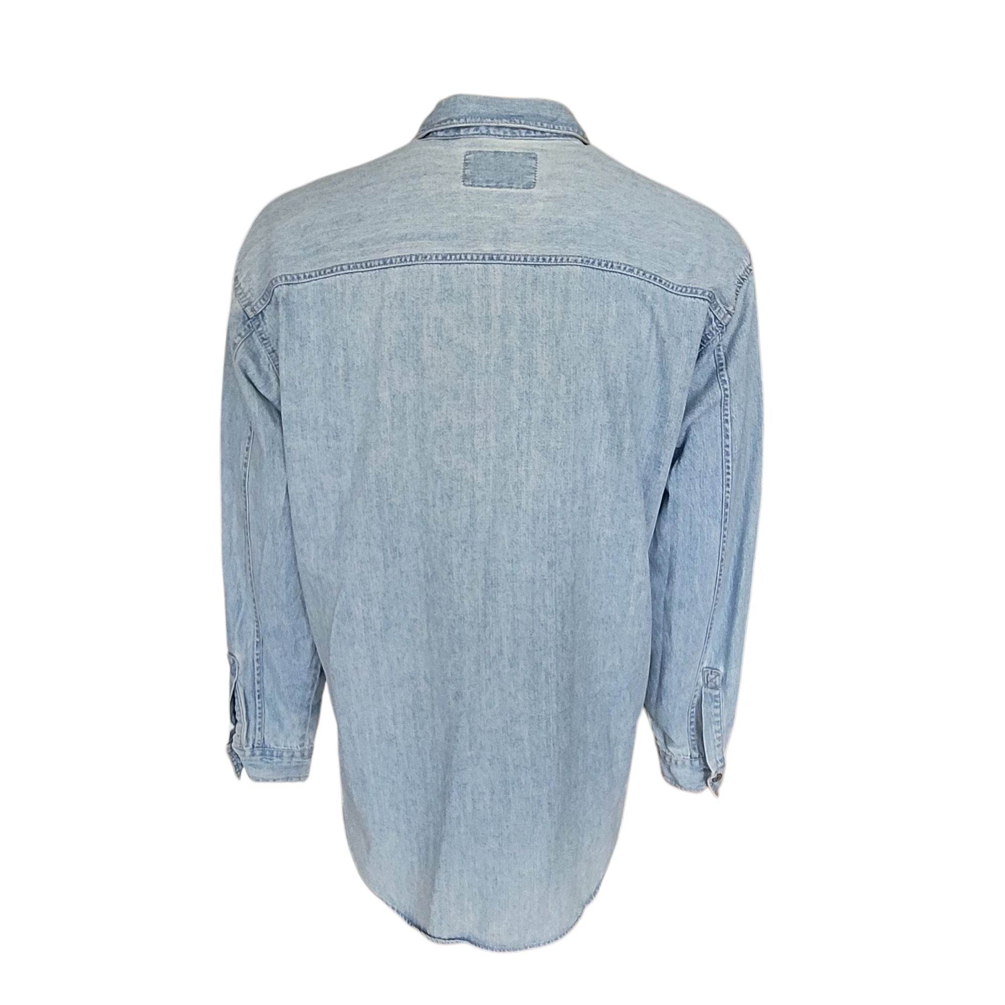Levi’s White Authentic Western Shirt – Size M - USASTARFASHION