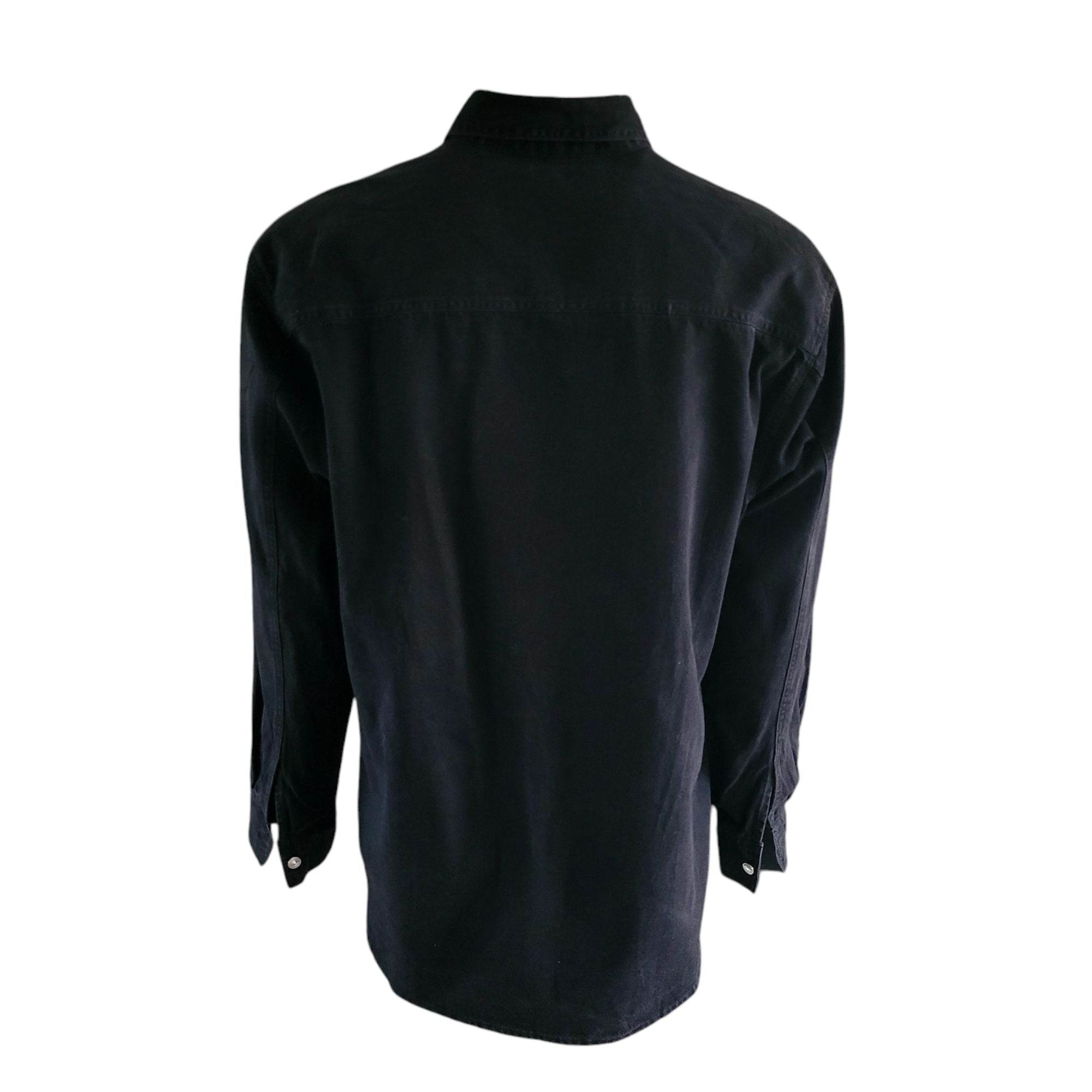 Levi's Black Long Sleeve Button - Up Shirt – Size L - USASTARFASHION