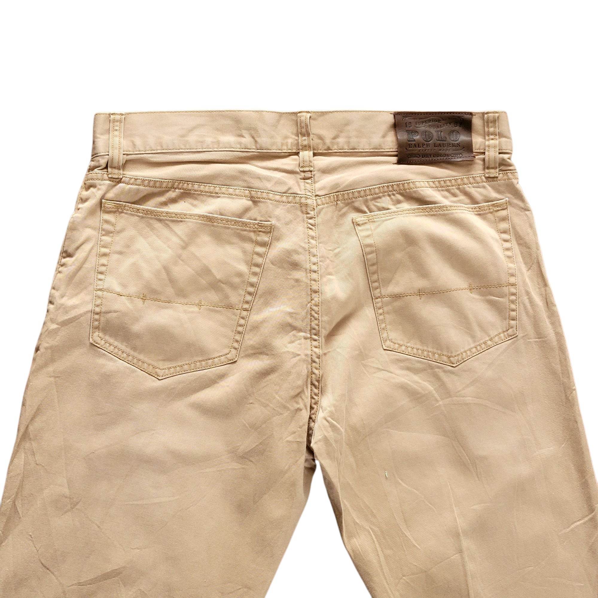 Vintage Polo Ralph Lauren Khaki Chino Pants – Size 32x30 - USASTARFASHION