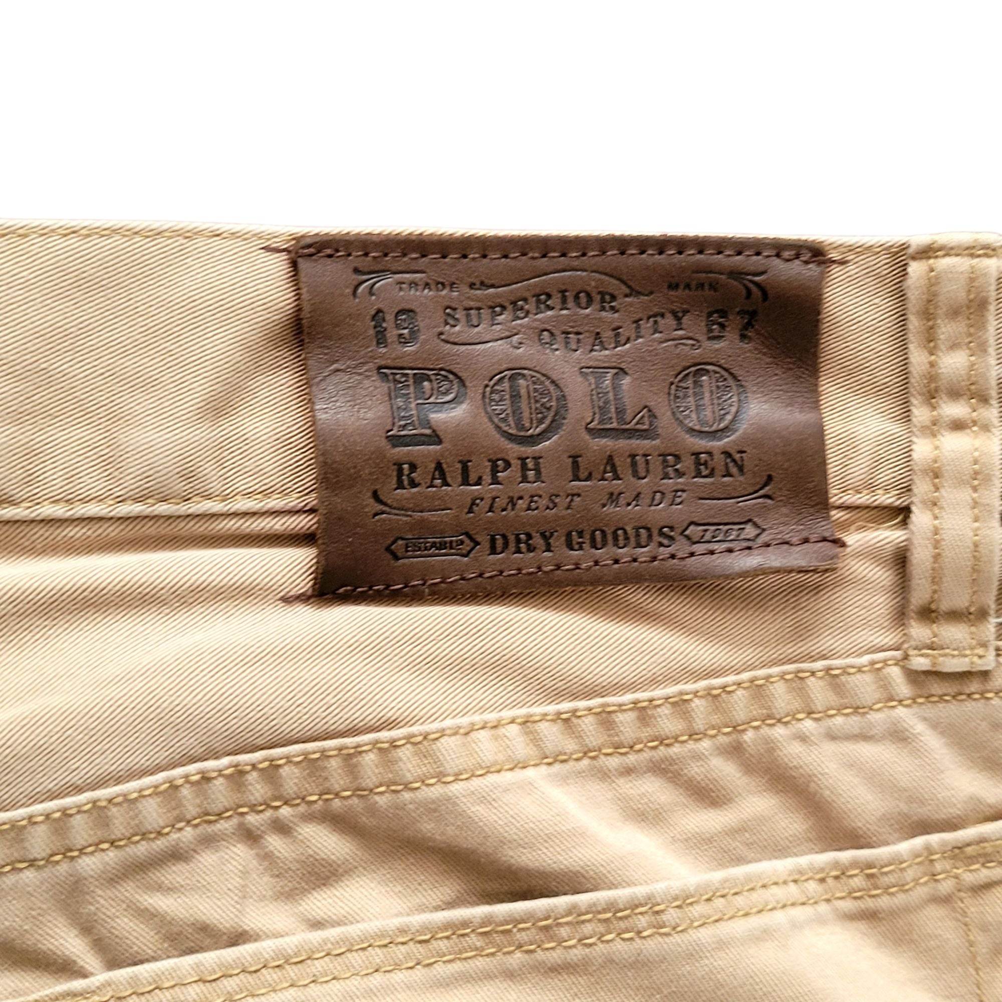 Vintage Polo Ralph Lauren Khaki Chino Pants – Size 32x30 - USASTARFASHION