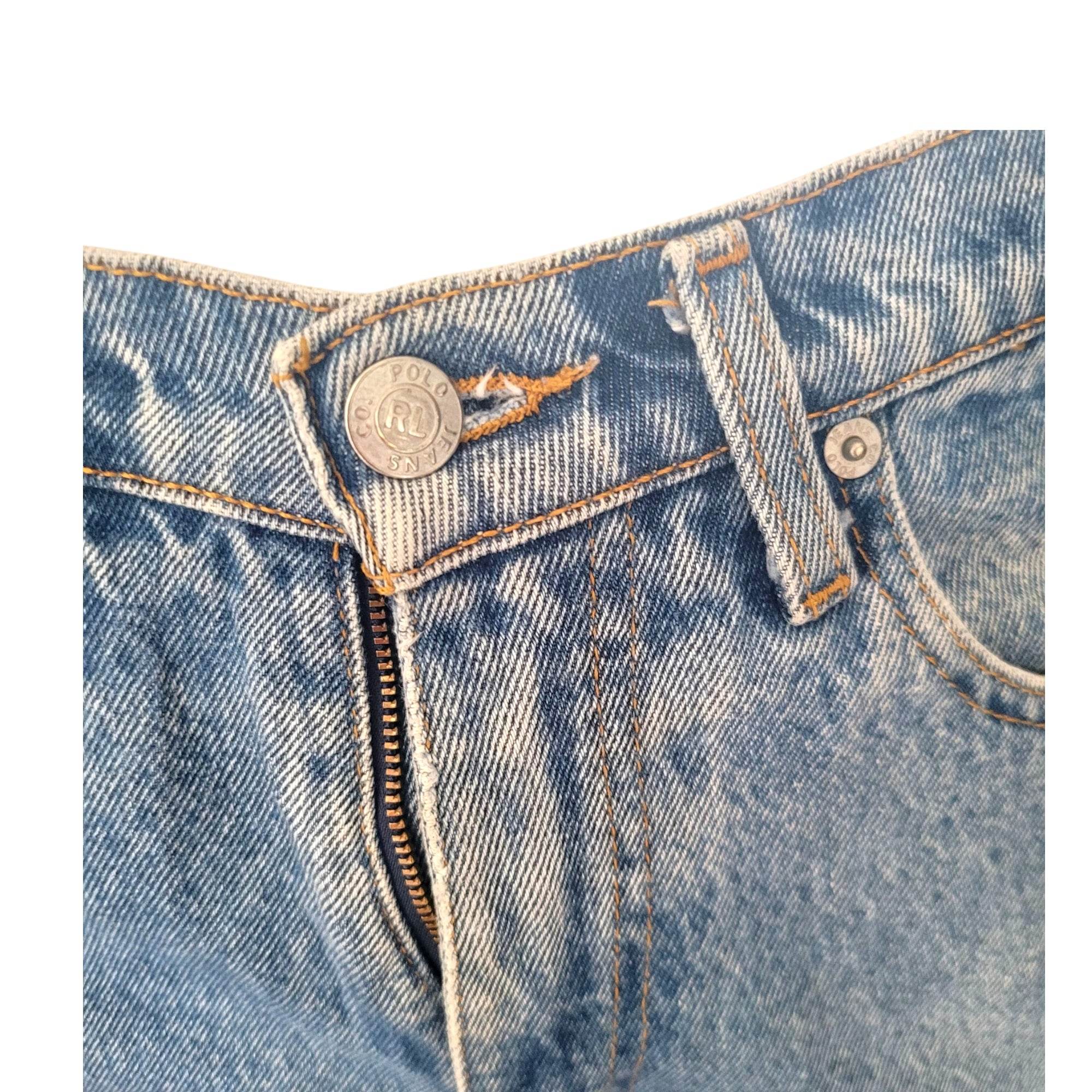 Ralph Lauren USA Flag Tab Relaxed Jeans – Size 30x32 - USASTARFASHION