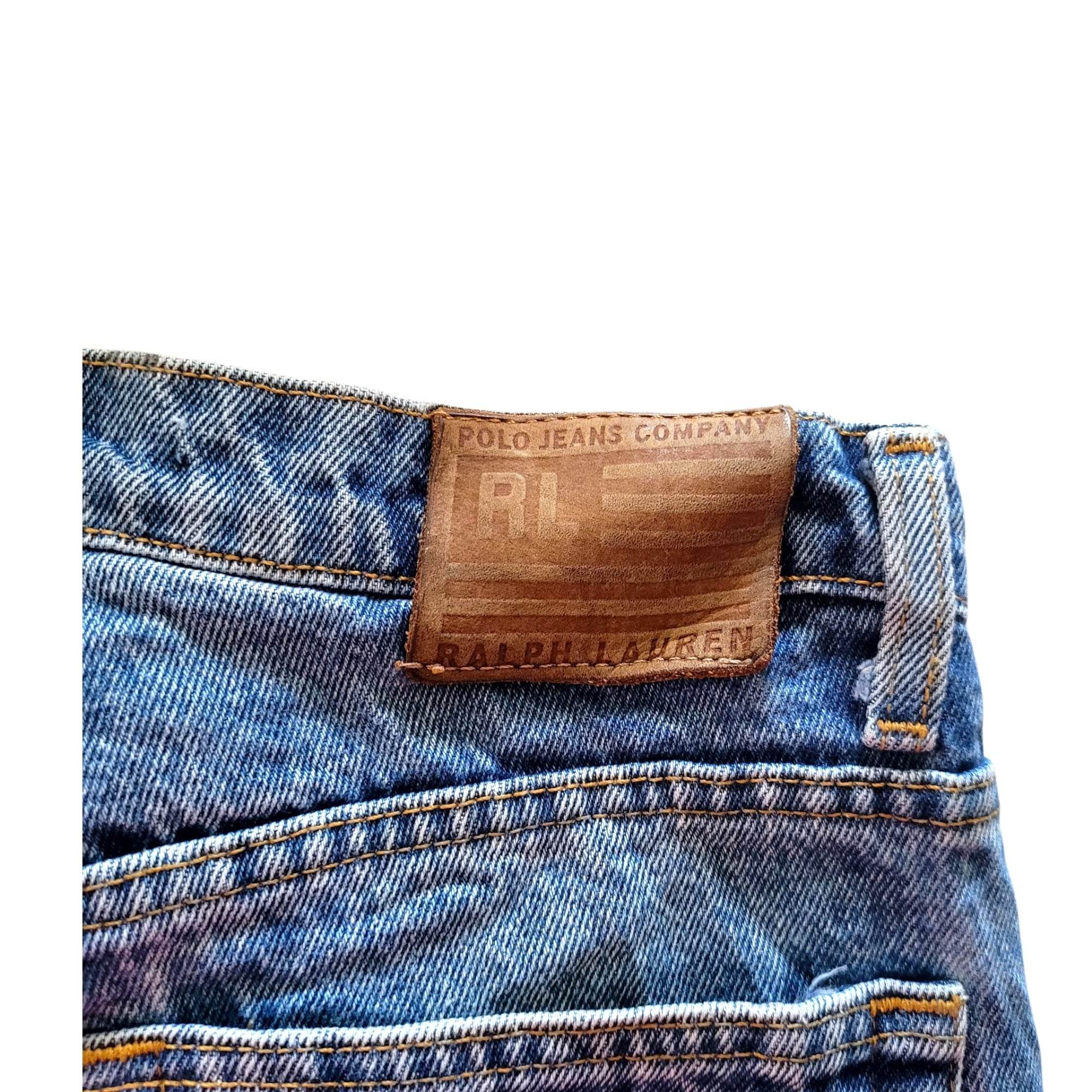 Ralph Lauren USA Flag Tab Relaxed Jeans – Size 30x32 - USASTARFASHION
