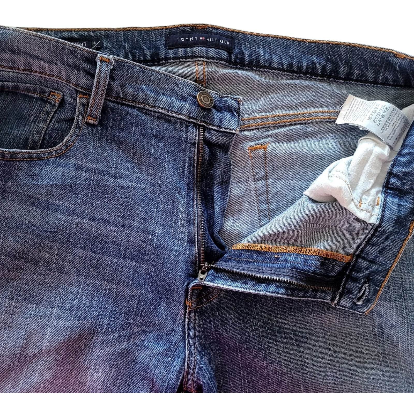 Tommy Hilfiger Straight Fit Jeans – Size 36x30 - USASTARFASHION