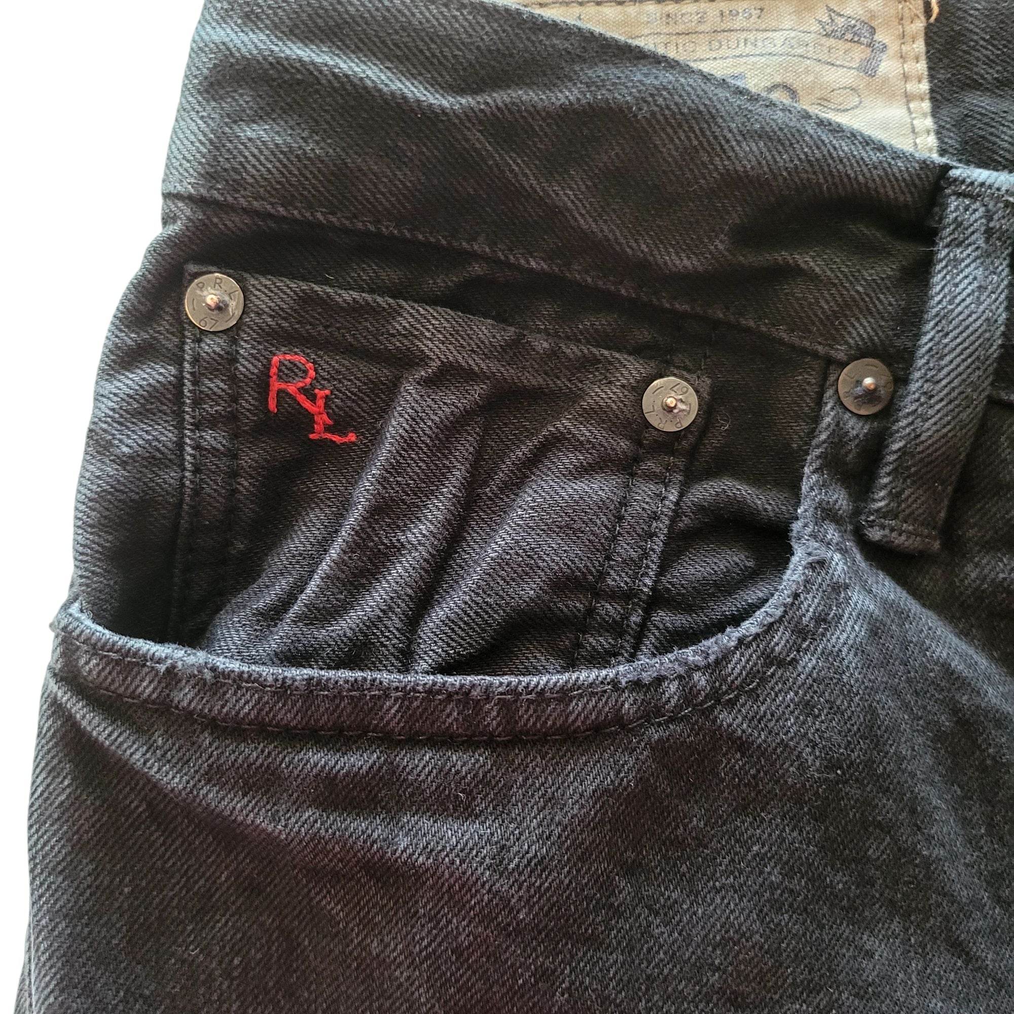 Polo Ralph Lauren Dungarees – Black Wash, Size 34x30 - USASTARFASHION