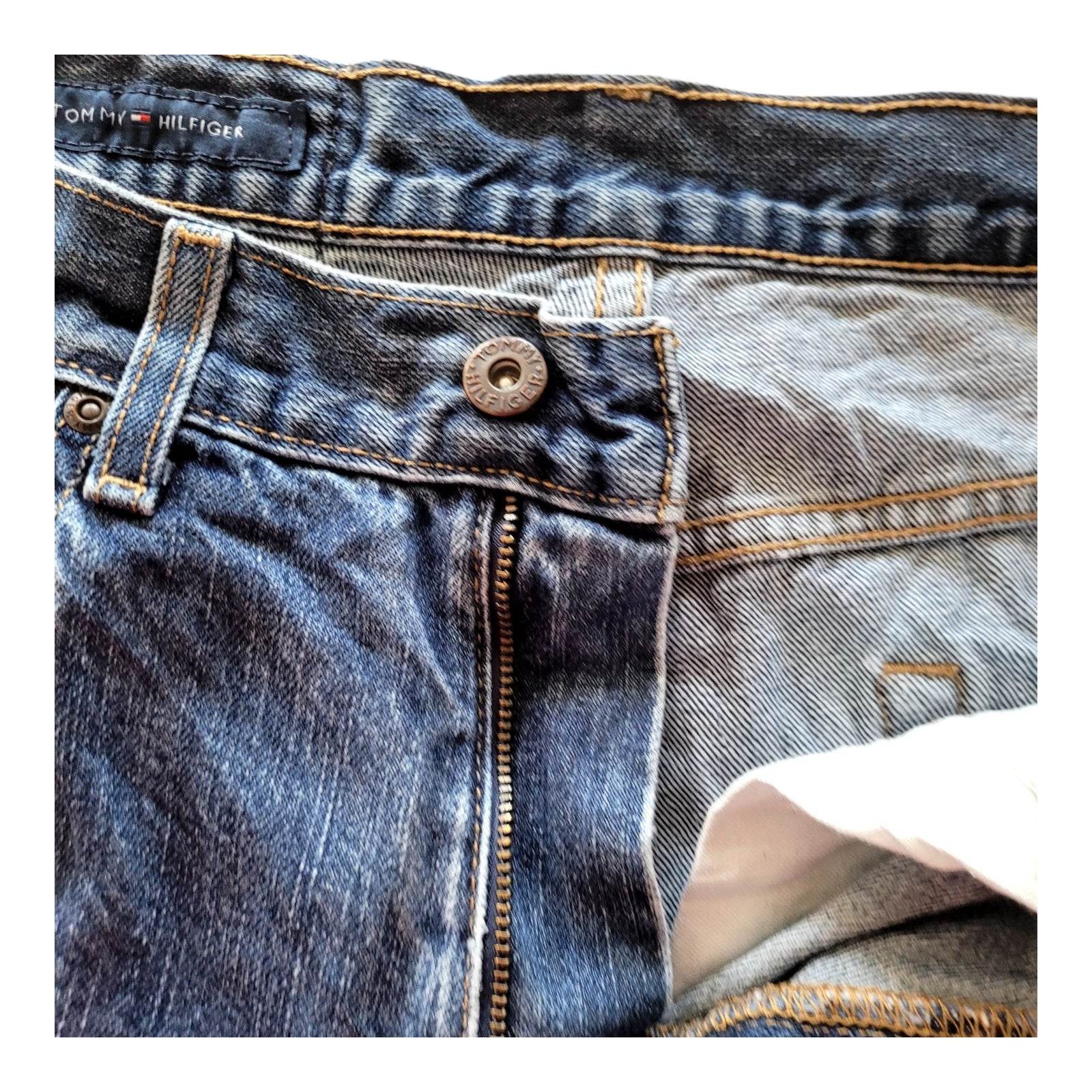 Tommy Hilfiger Men’s Blue Denim Jeans – Size 33x34 - USASTARFASHION