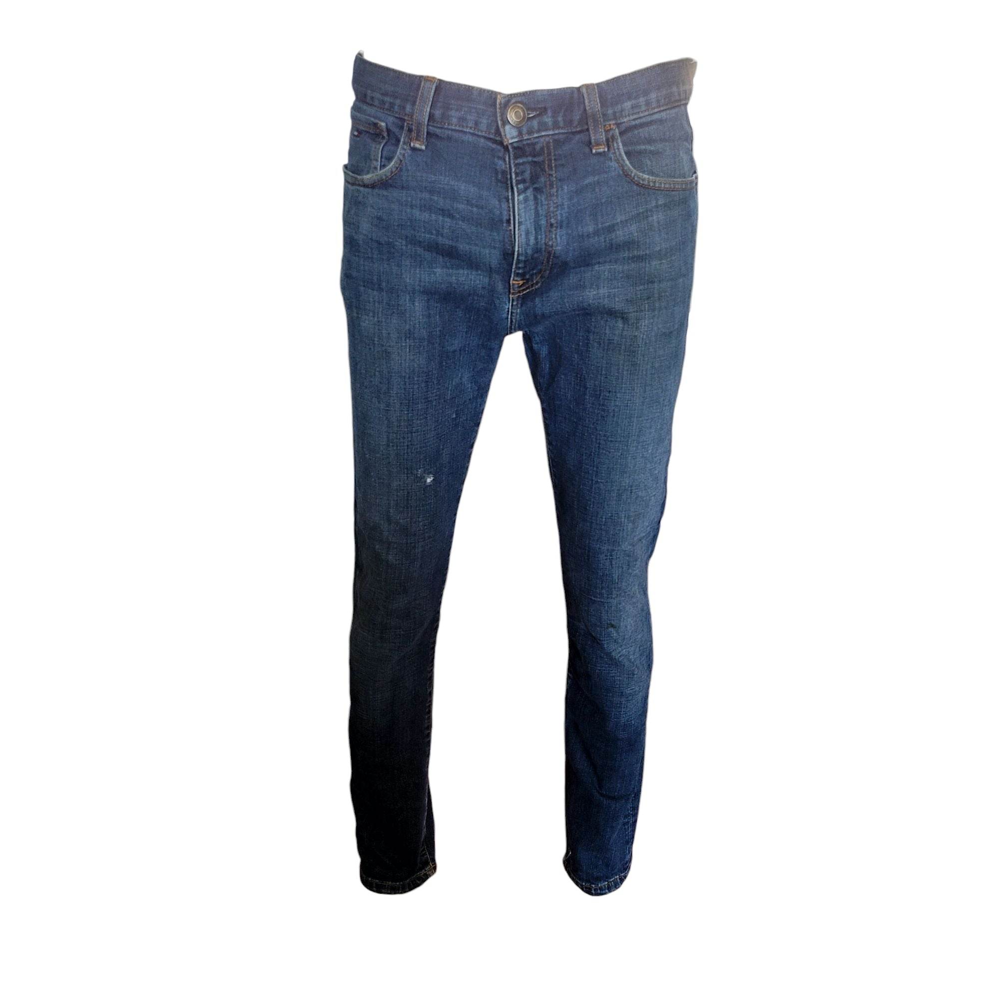 Tommy Hilfiger Men's Blue Denim Jeans - 32x32 - USASTARFASHION