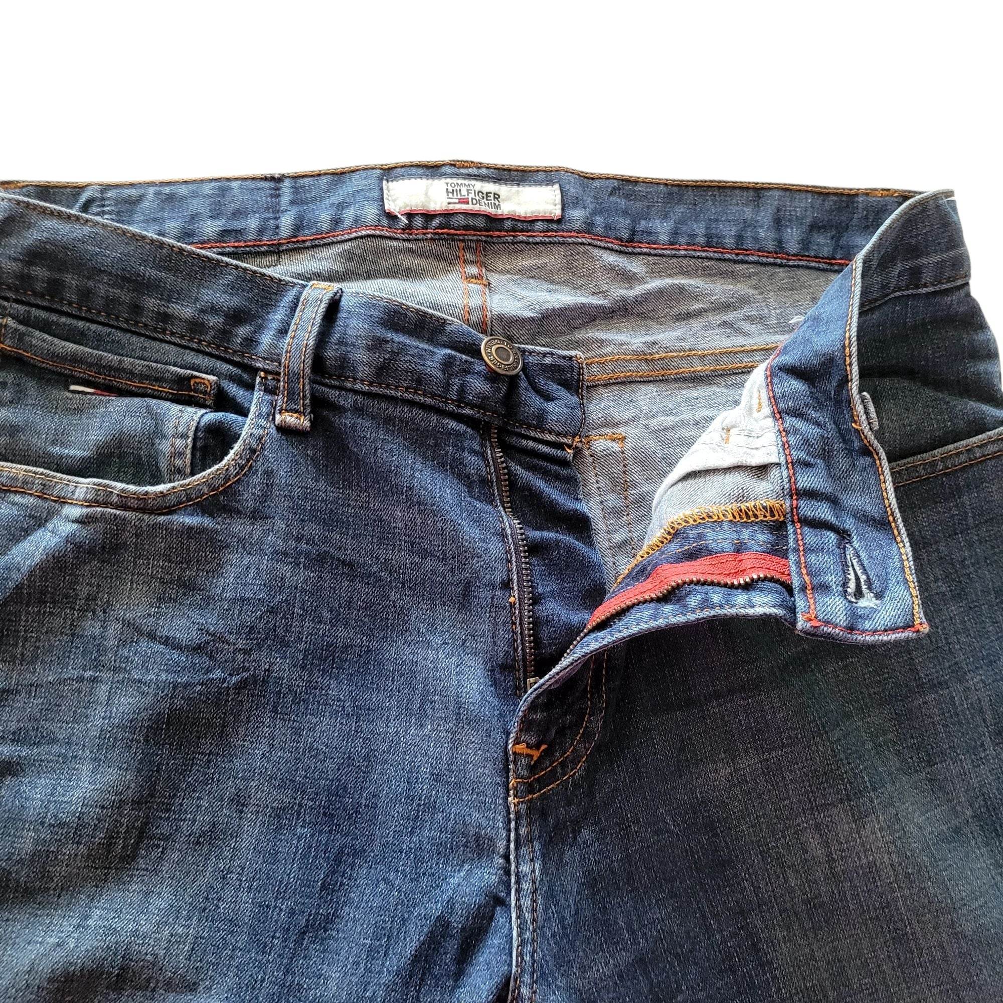 Tommy Hilfiger Men's Blue Denim Jeans - 32x32 - USASTARFASHION