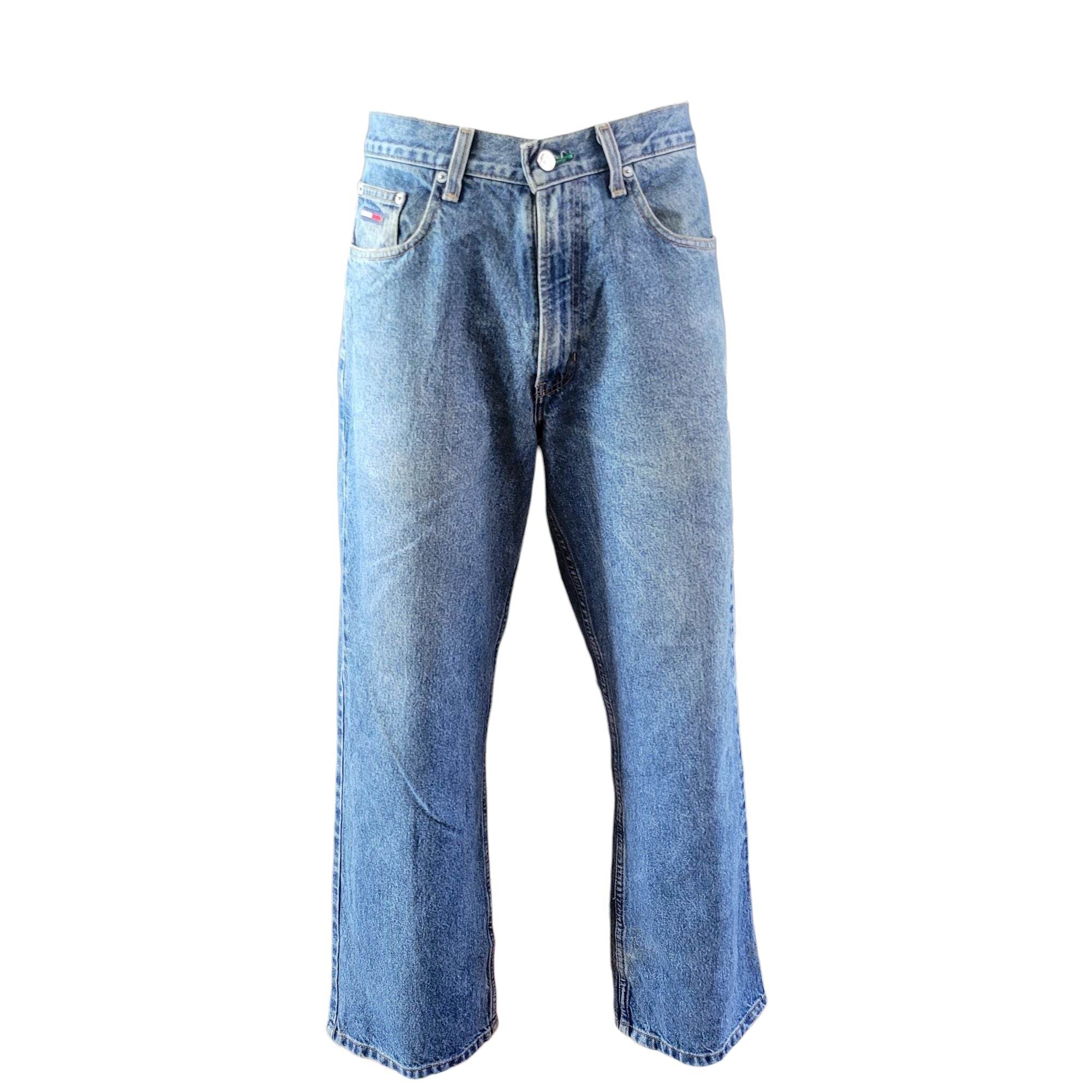 Tommy Hilfiger Men's Blue Denim Jeans – Size 31x30 - USASTARFASHION