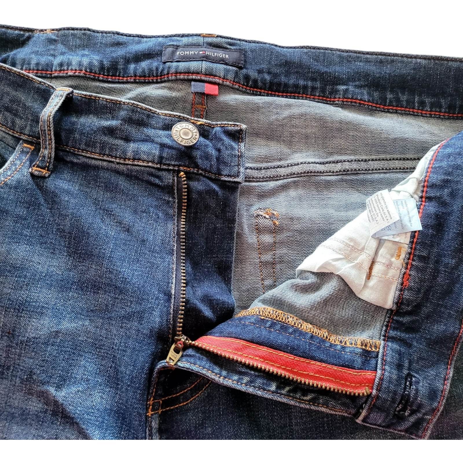 Tommy Hilfiger Men’s Blue Denim Jeans – Size 34x32 - USASTARFASHION