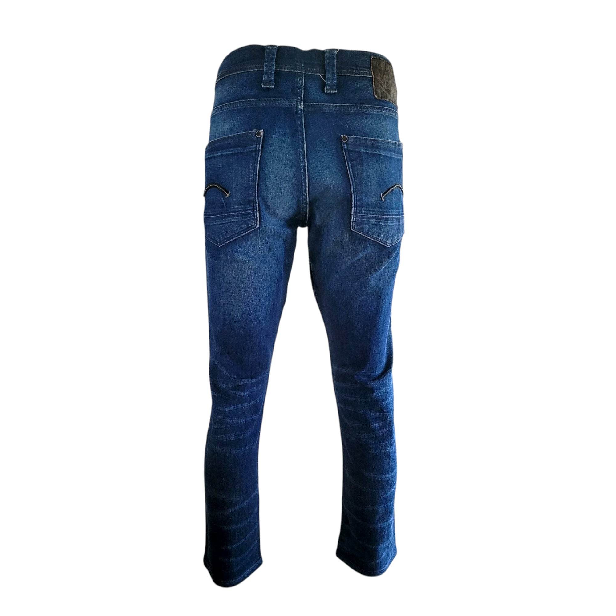 G - Star RAW Men's Blue Slim Fit Jeans – W40 L34 - USASTARFASHION