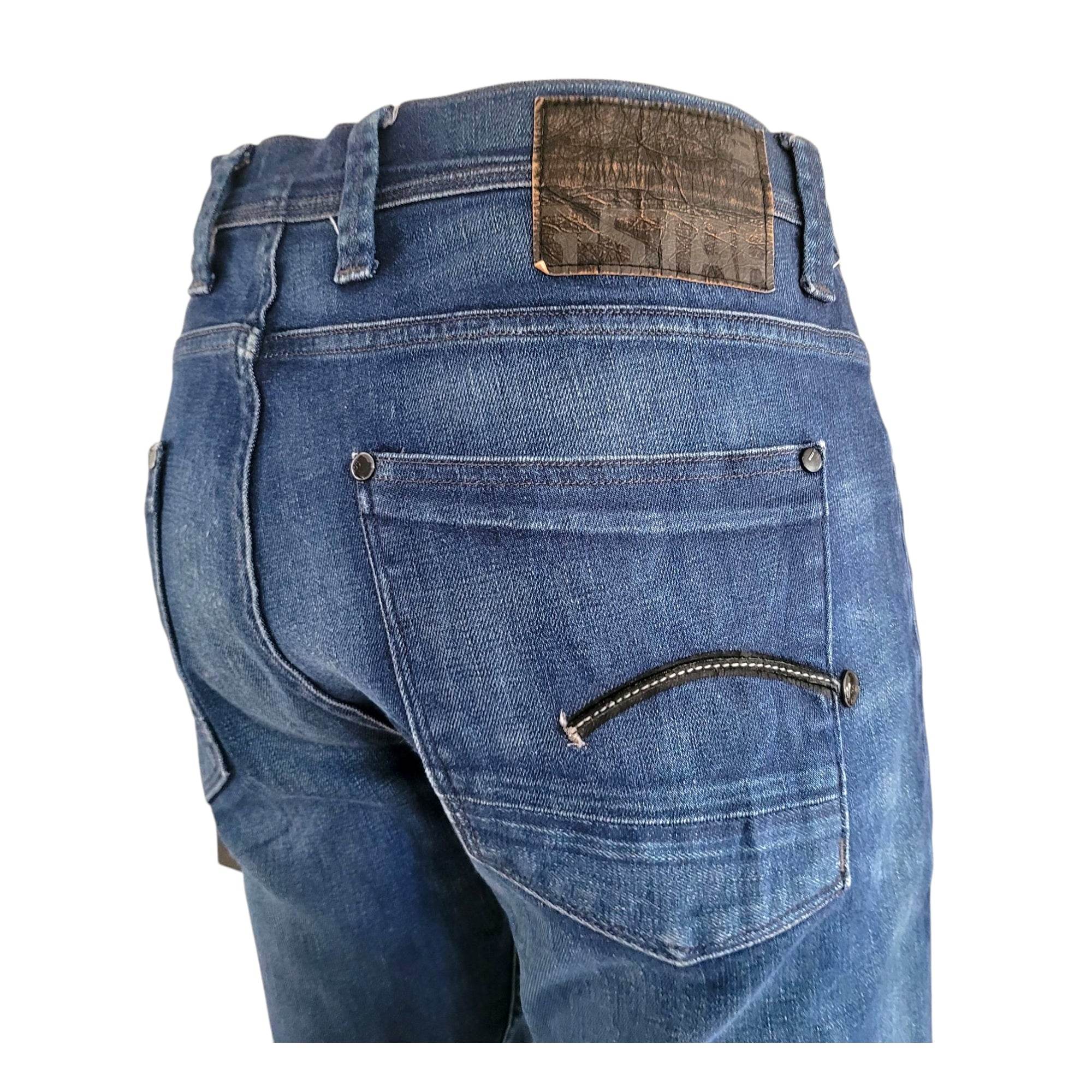 G - Star RAW Men's Blue Slim Fit Jeans – W40 L34 - USASTARFASHION