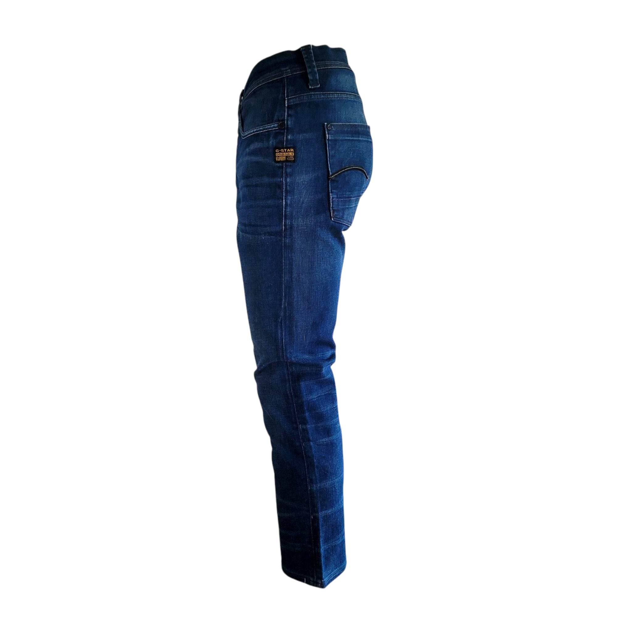 G - Star RAW Men's Blue Slim Fit Jeans – W40 L34 - USASTARFASHION