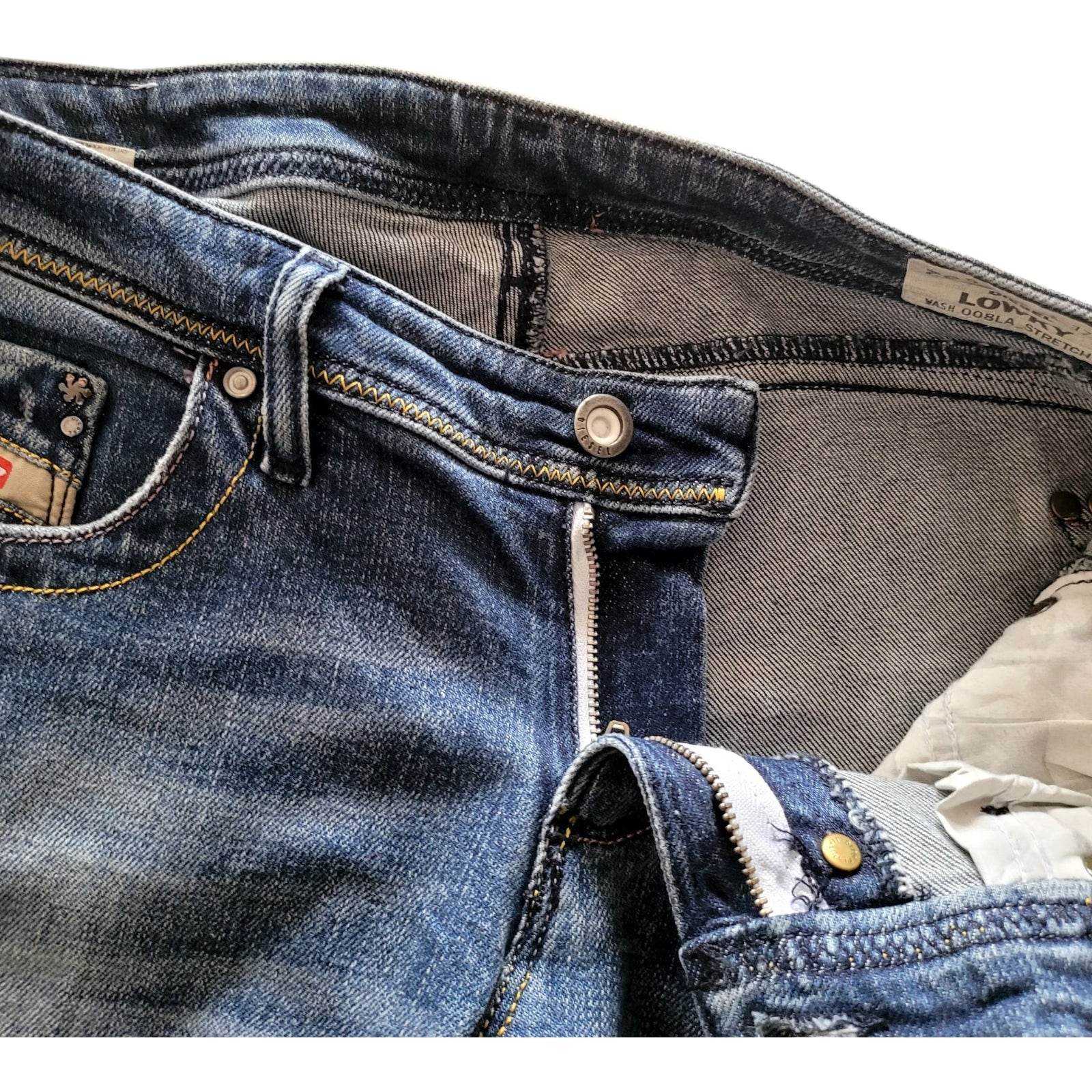 Diesel Lowky 008LA Stretch Jeans – W30 L32 – Unisex - USASTARFASHION