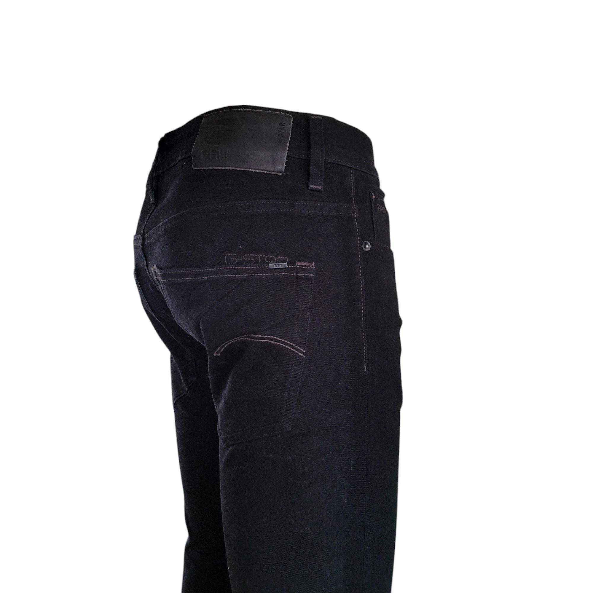 G - Star RAW 3301 Slim Black Jeans – Men’s W32 L32 - USASTARFASHION