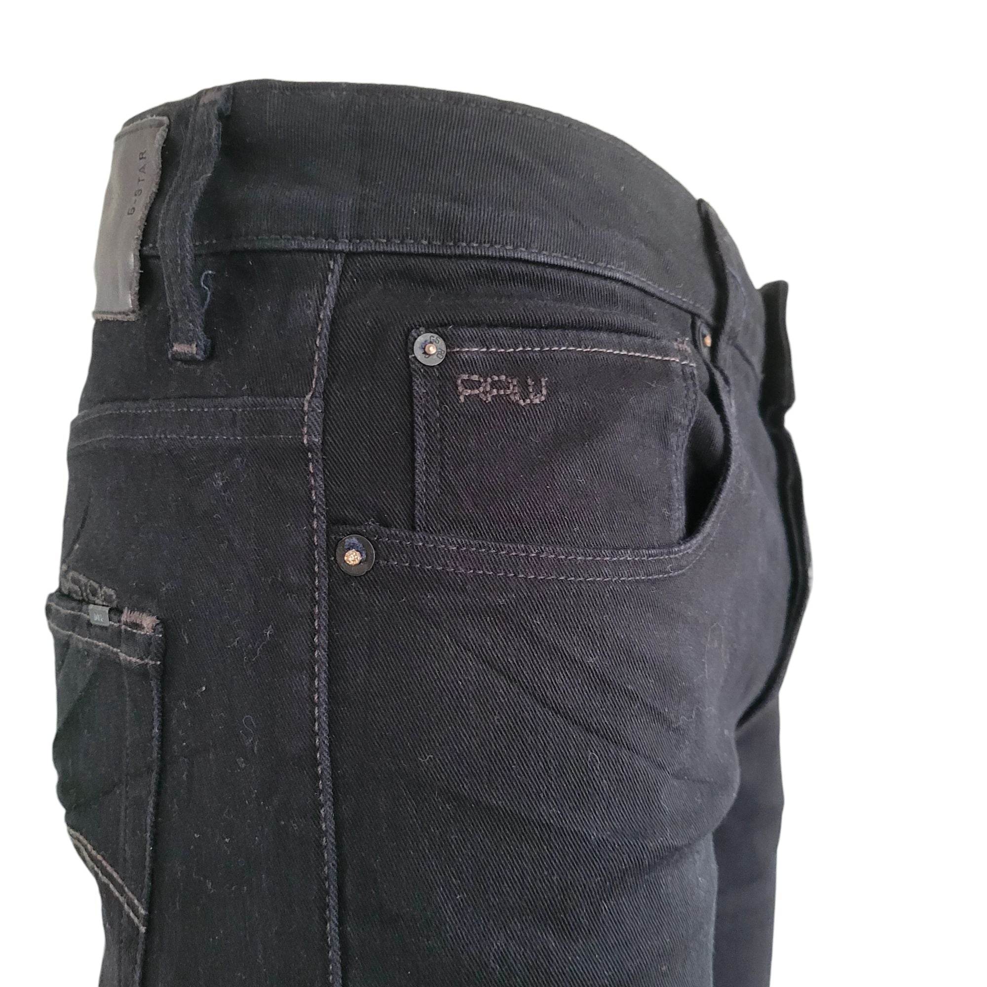 G - Star RAW 3301 Slim Black Jeans – Men’s W32 L32 - USASTARFASHION