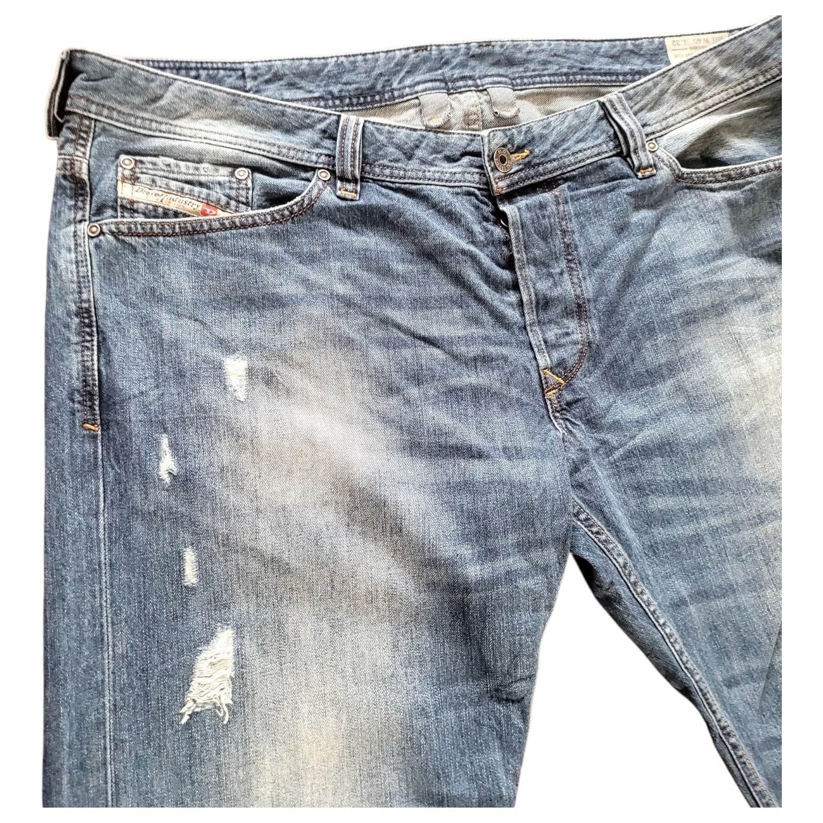 Diesel Viker W40 L32 ORBE4 Distressed Jeans - USASTARFASHION