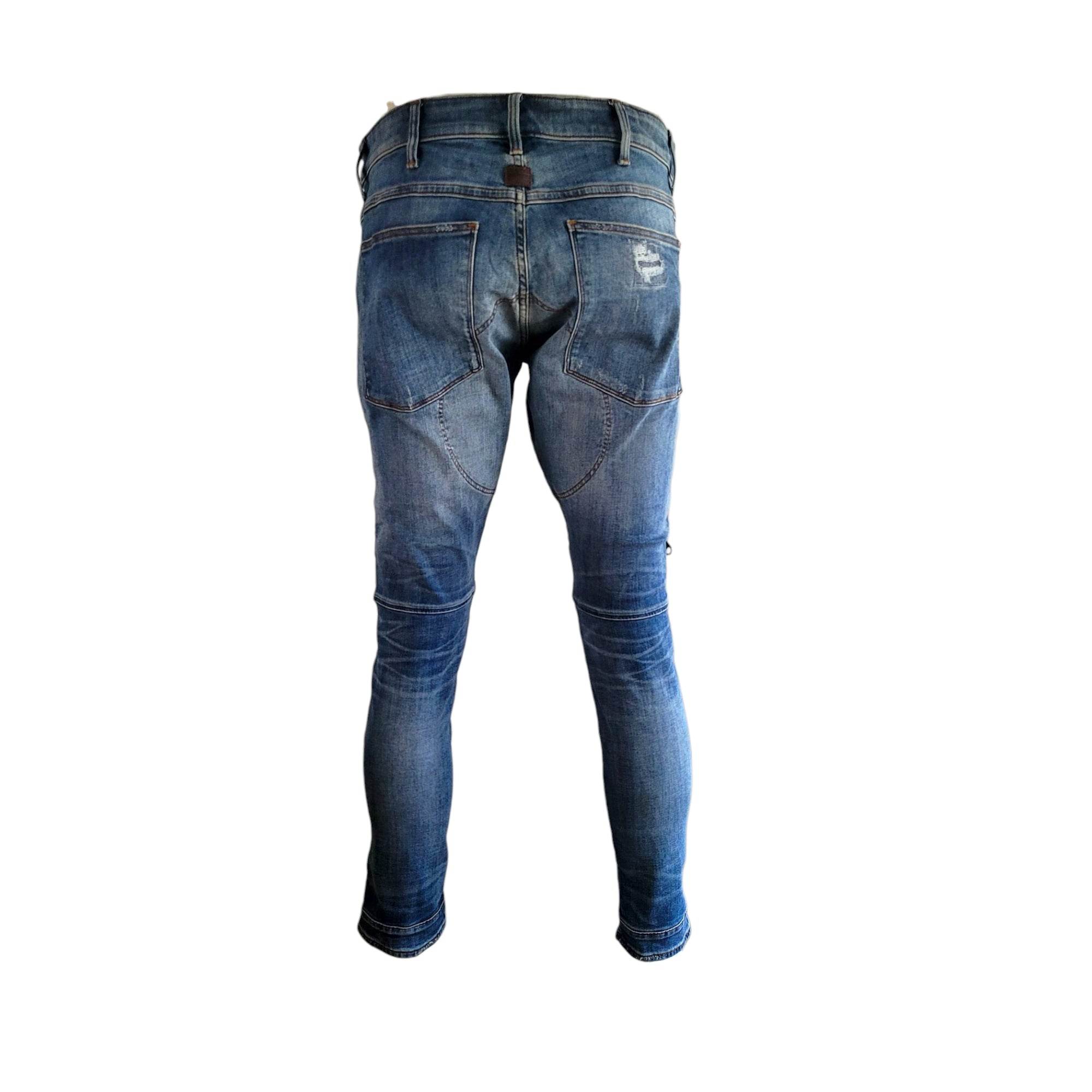 G - Star RAW 5620 3D Zip Knee Skinny Jeans – W33 L30 - USASTARFASHION