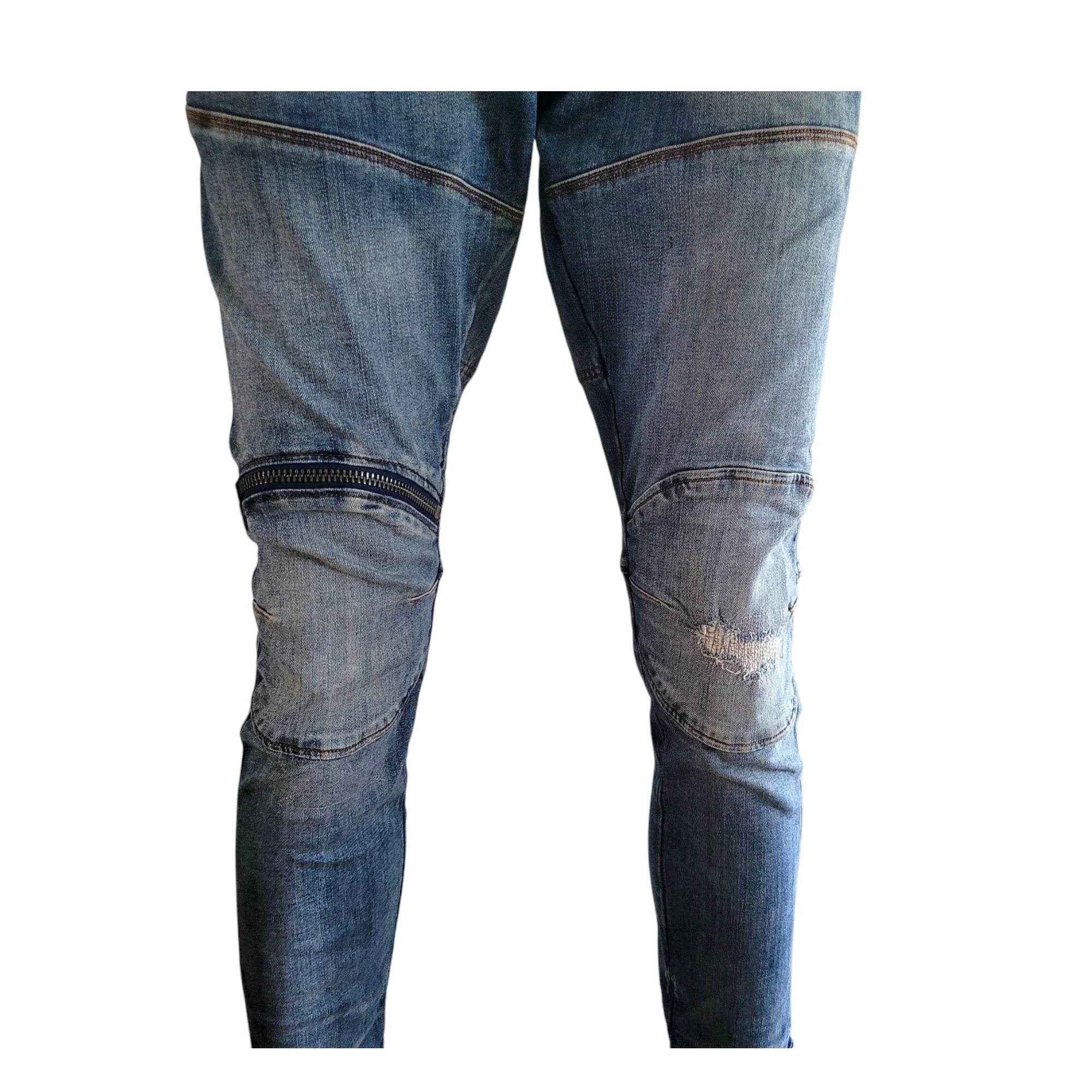G - Star RAW 5620 3D Zip Knee Skinny Jeans – W33 L30 - USASTARFASHION