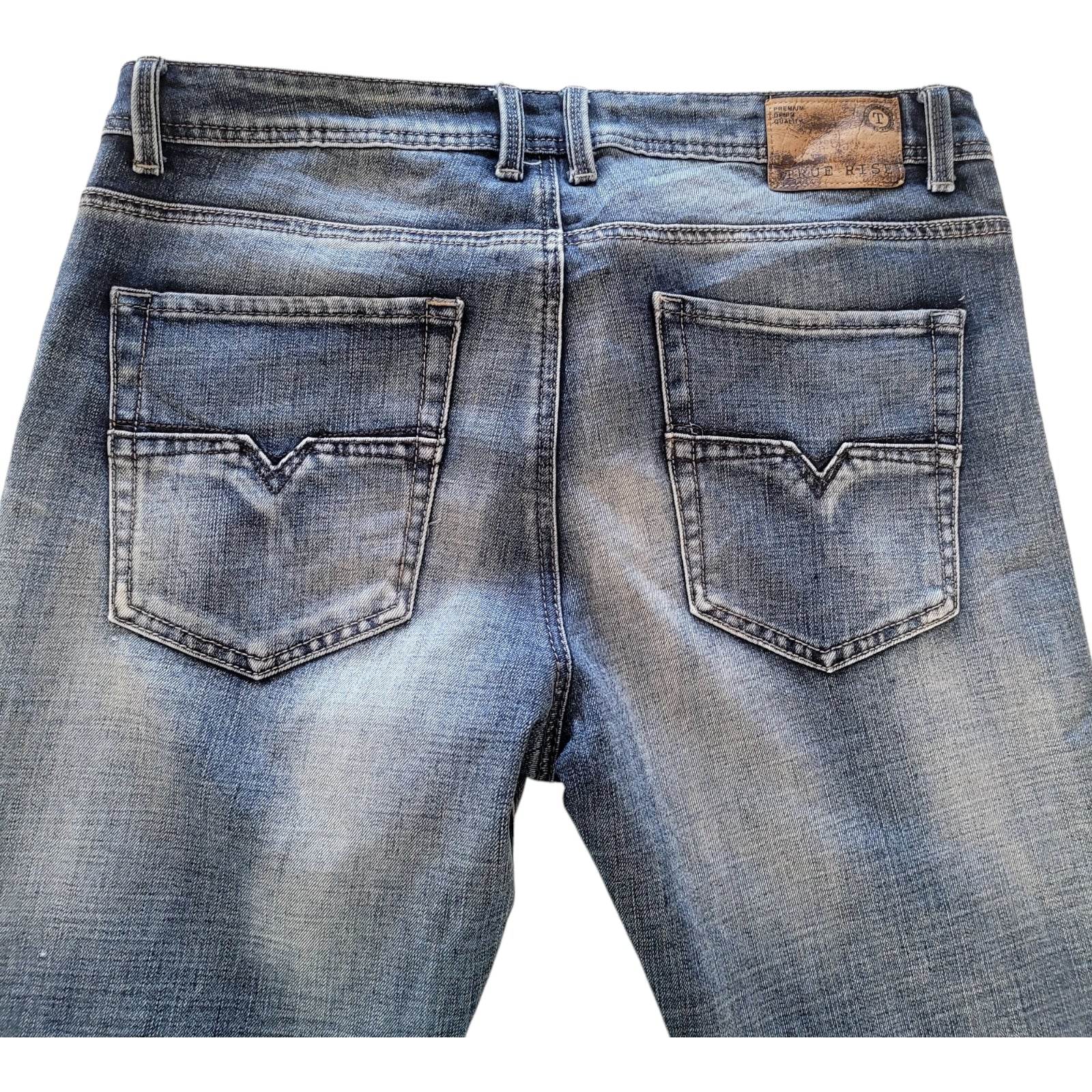 True Rise Premium Denim Jeans – W36 L29 - USASTARFASHION