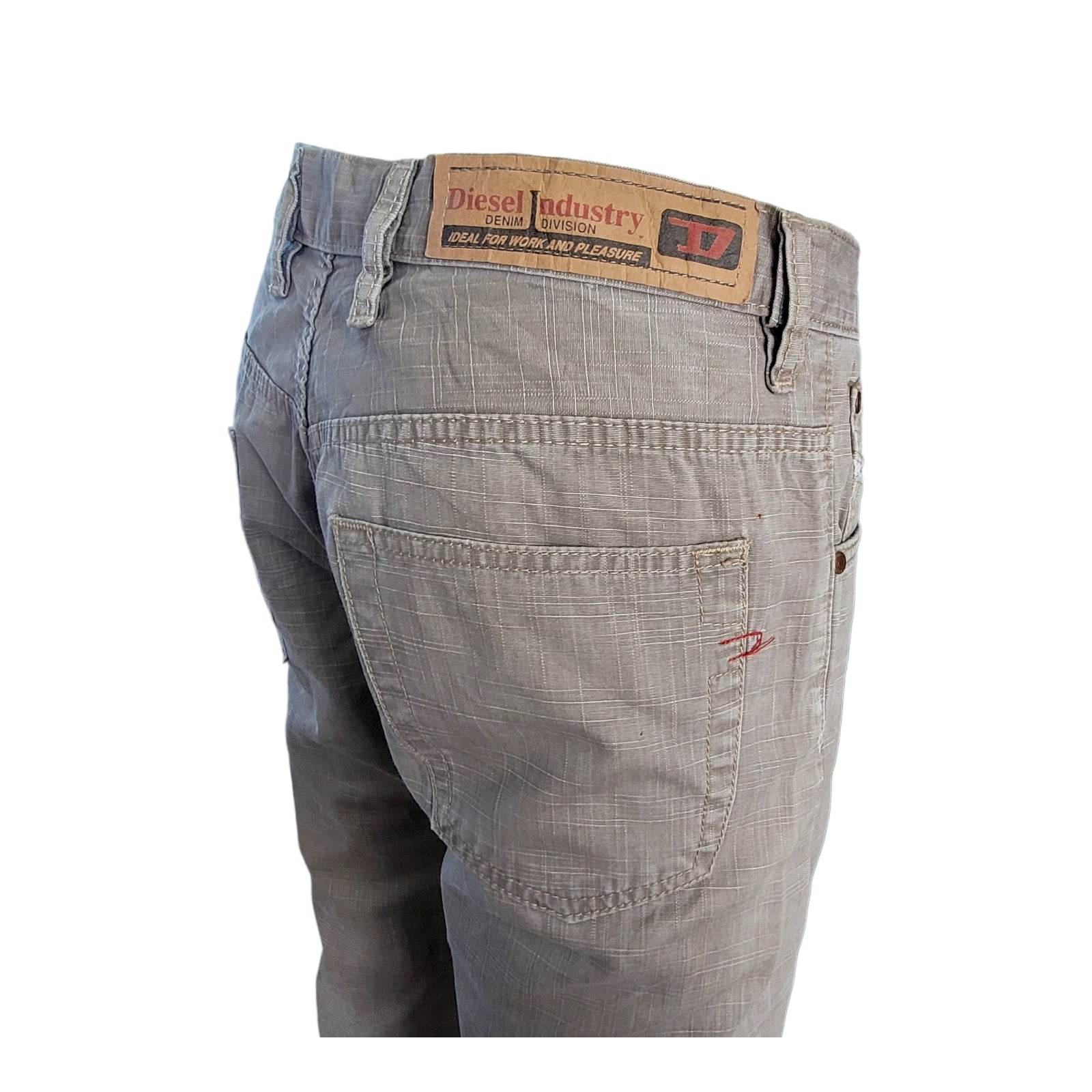 Diesel Industry Beige Jeans – W33 L34 - USASTARFASHION