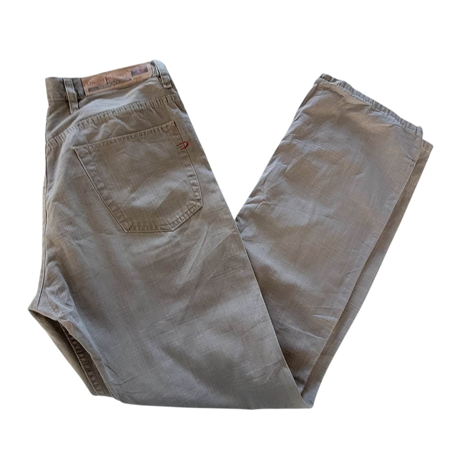 Diesel Industry Beige Jeans – W33 L34 - USASTARFASHION