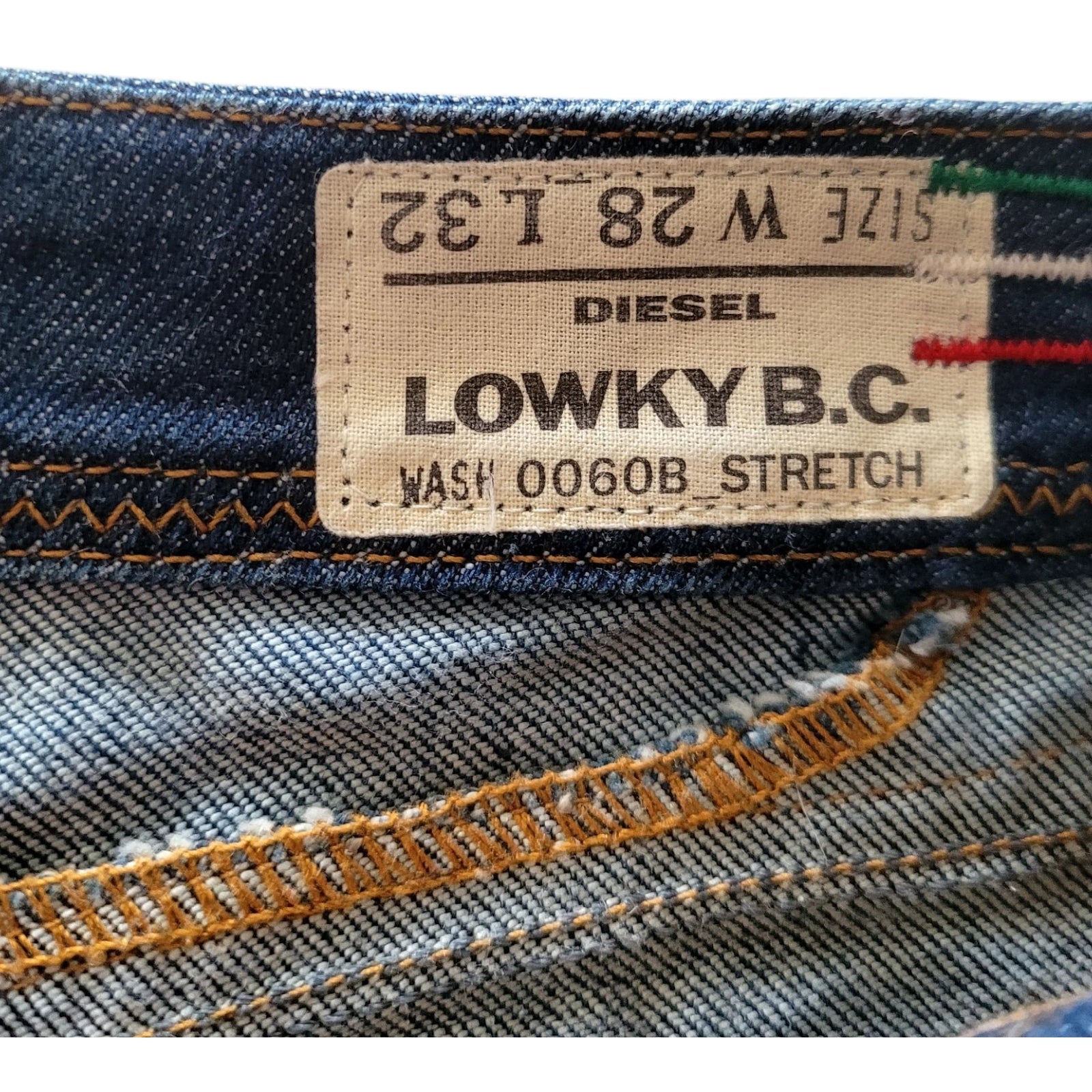 Diesel Lowky B.C. Jeans – W28 L32 – Made in Italy - USASTARFASHION