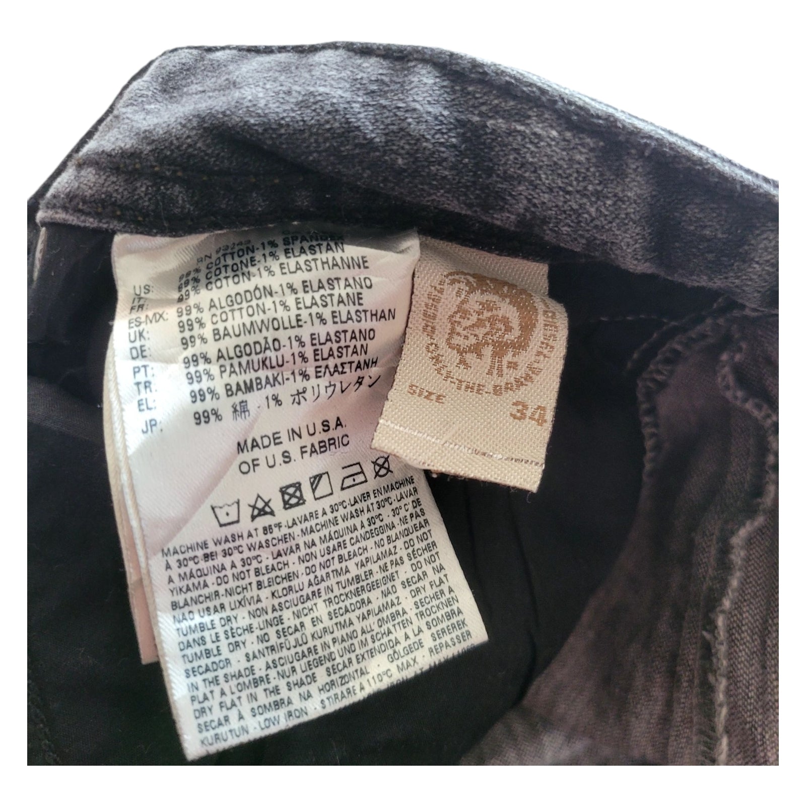 Diesel Belther - R Jeans – W34 L32 - USASTARFASHION