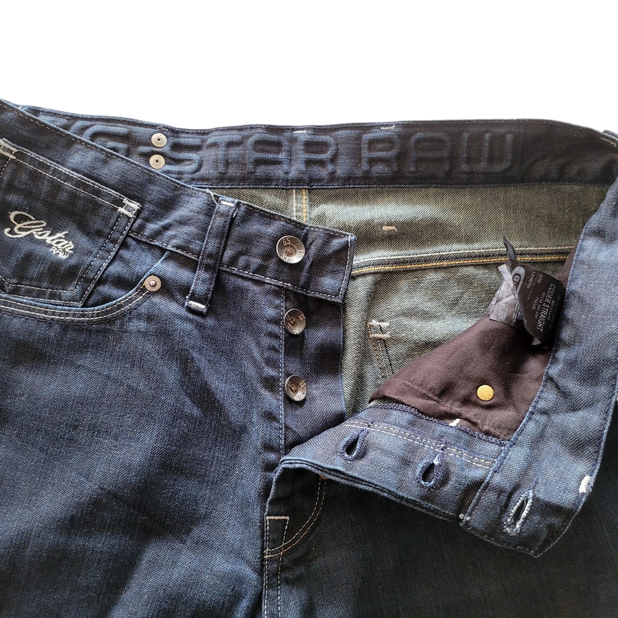 G - Star RAW Coder Straight Jeans – W32 L32 - USASTARFASHION