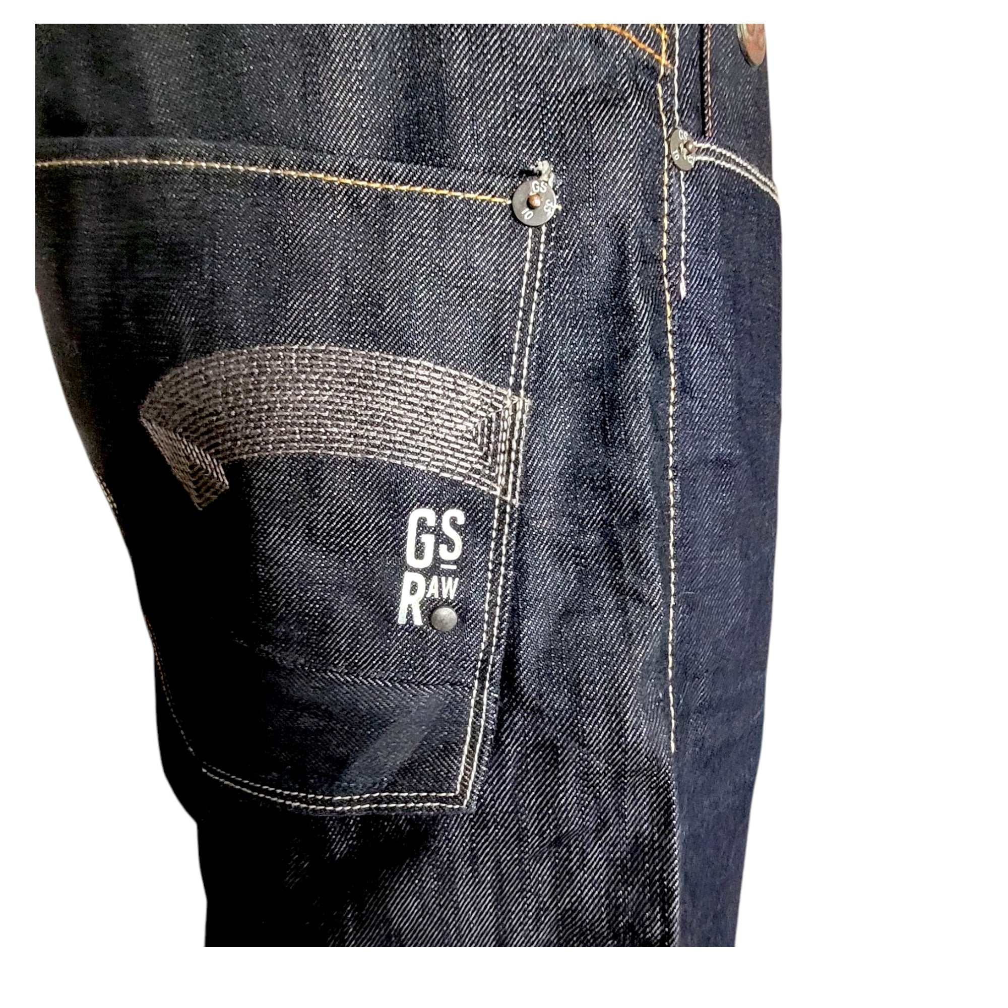 G - Star RAW 3301 Denim Jeans – W33 L32 – GS Raw Logo - USASTARFASHION
