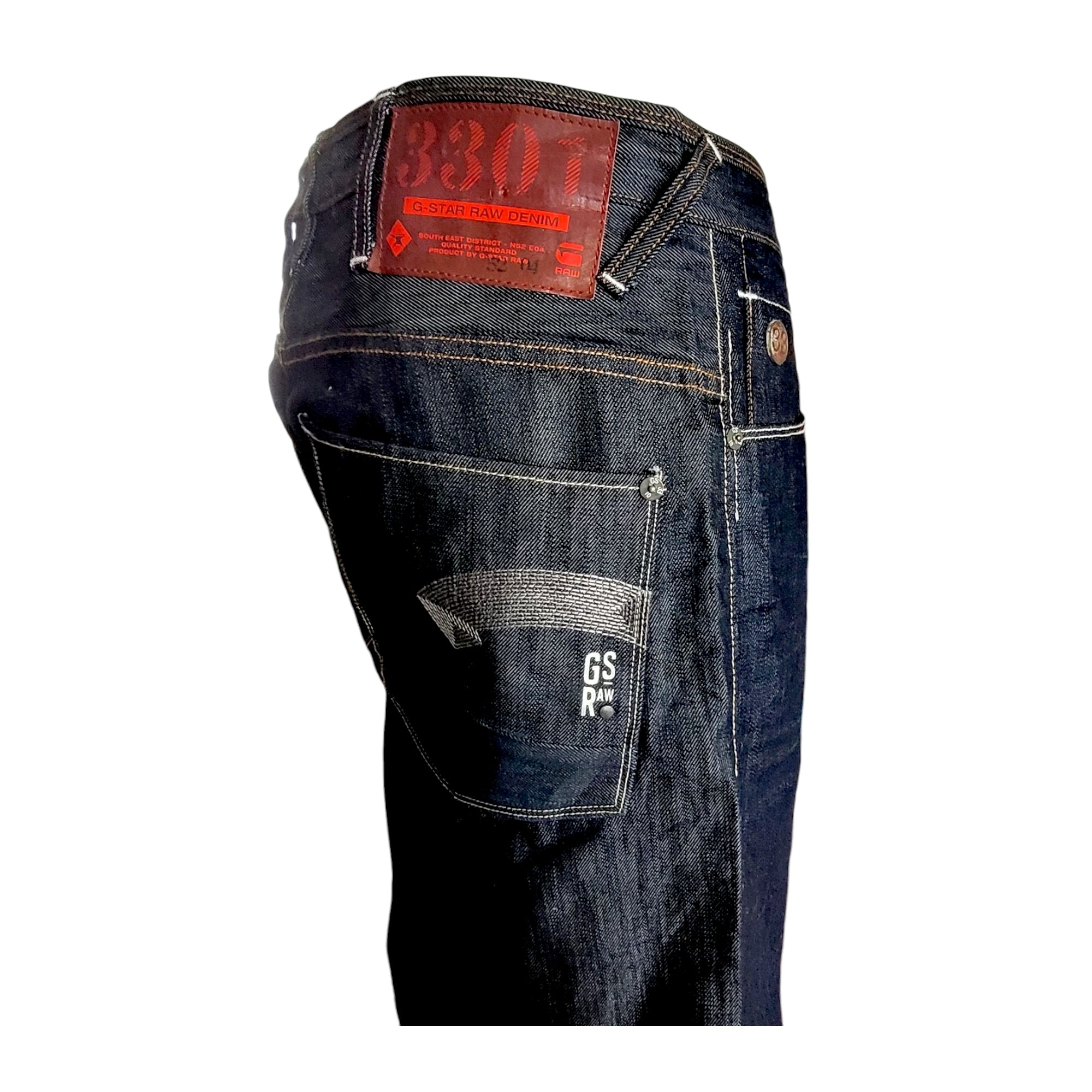 G - Star RAW 3301 Denim Jeans – W33 L32 – GS Raw Logo - USASTARFASHION