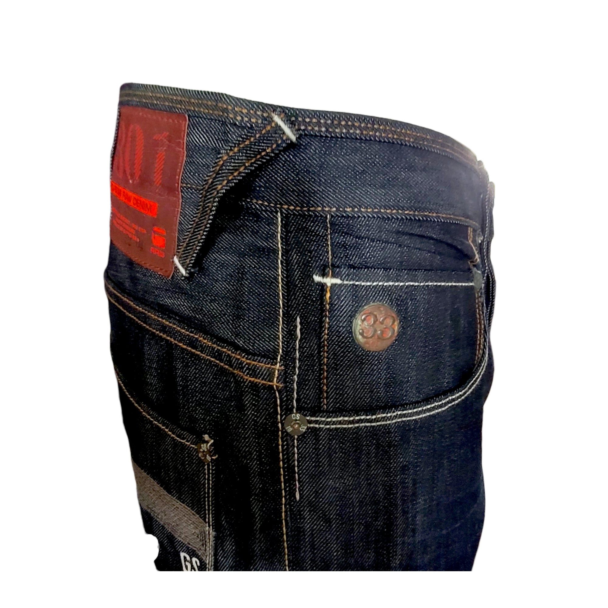 G - Star RAW 3301 Denim Jeans – W33 L32 – GS Raw Logo - USASTARFASHION