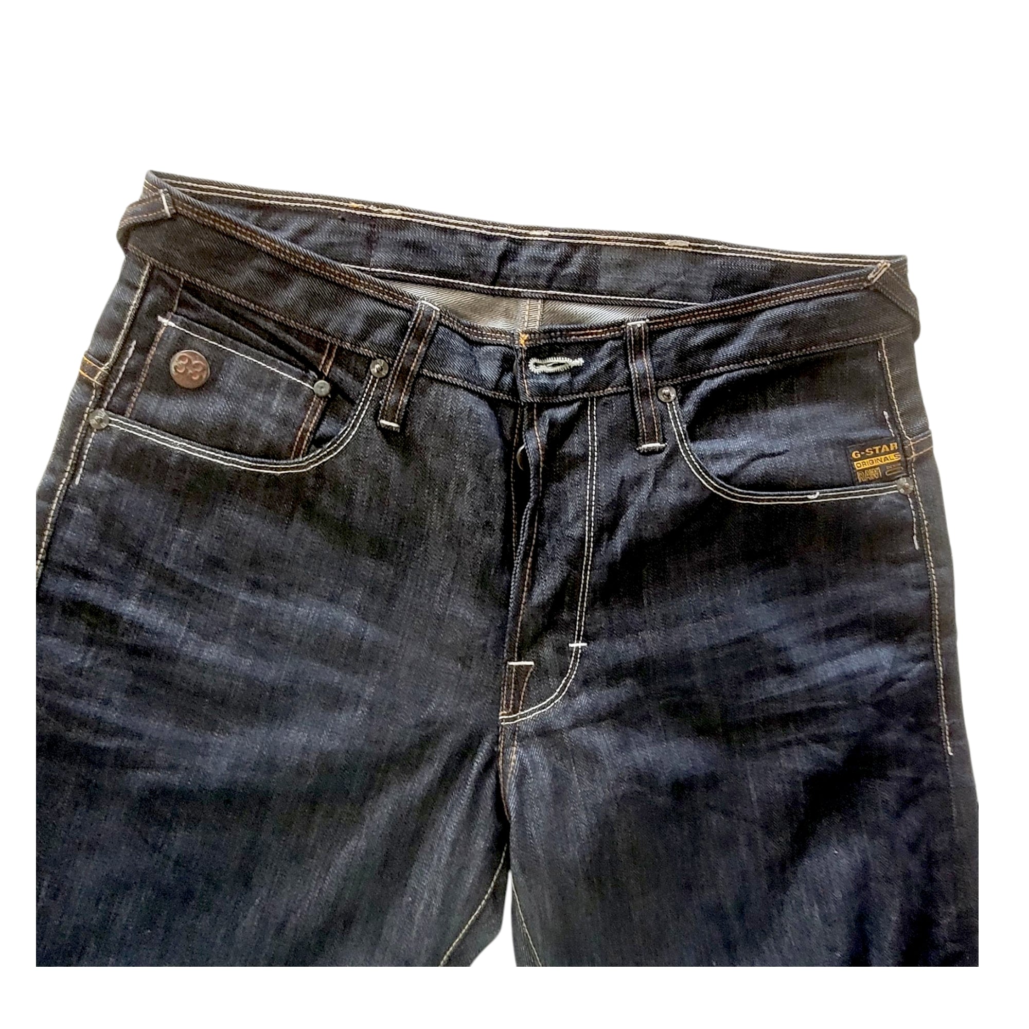 G - Star RAW 3301 Denim Jeans – W33 L32 – GS Raw Logo - USASTARFASHION